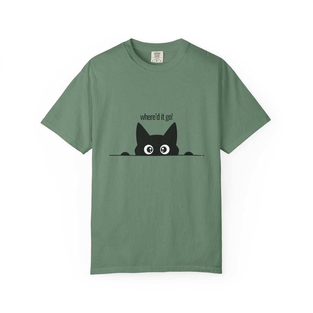 Where'd It Go? Peeking Cat T-Shirt