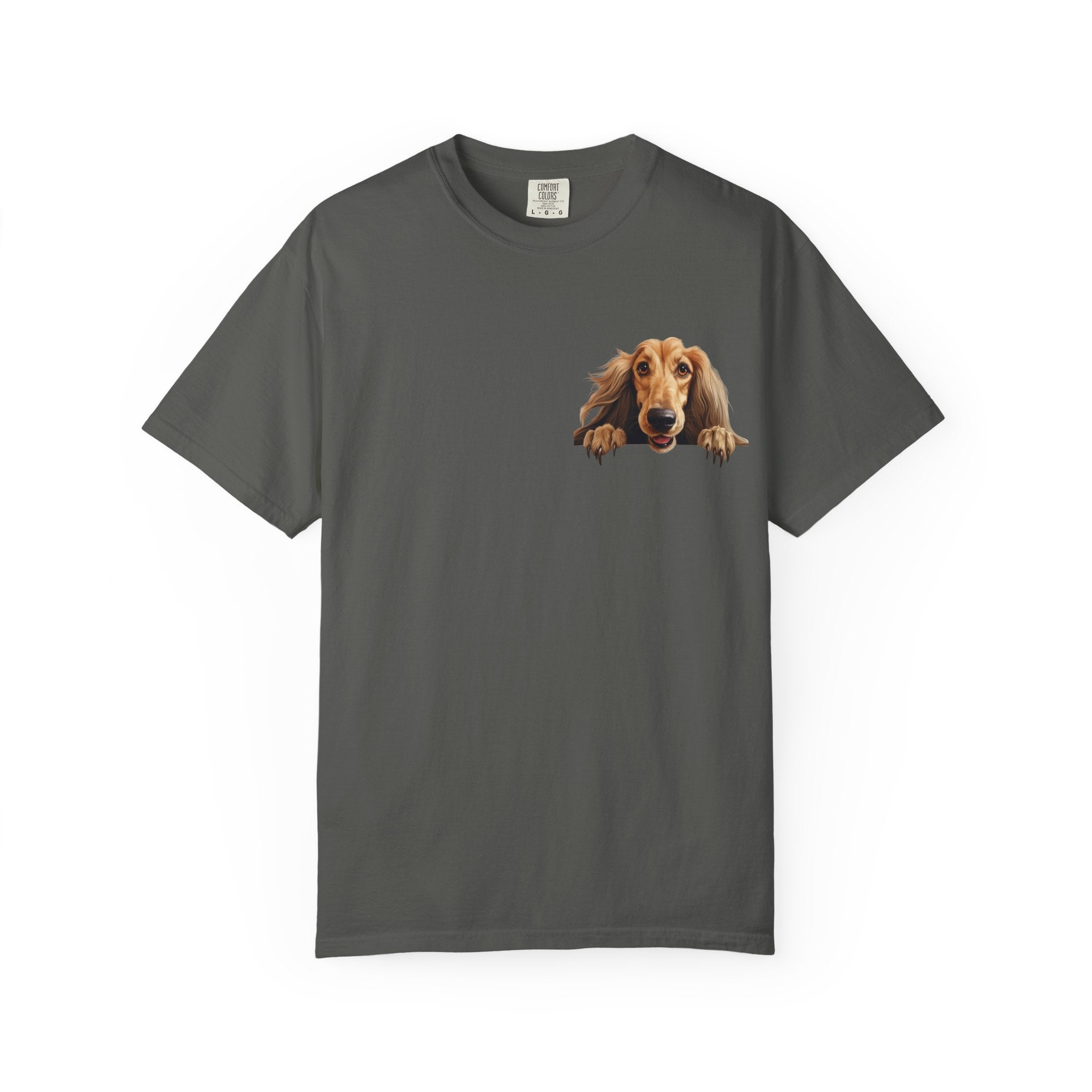 Dachshund Peeking Dog T-Shirt — Cute Long Dog Face Tee