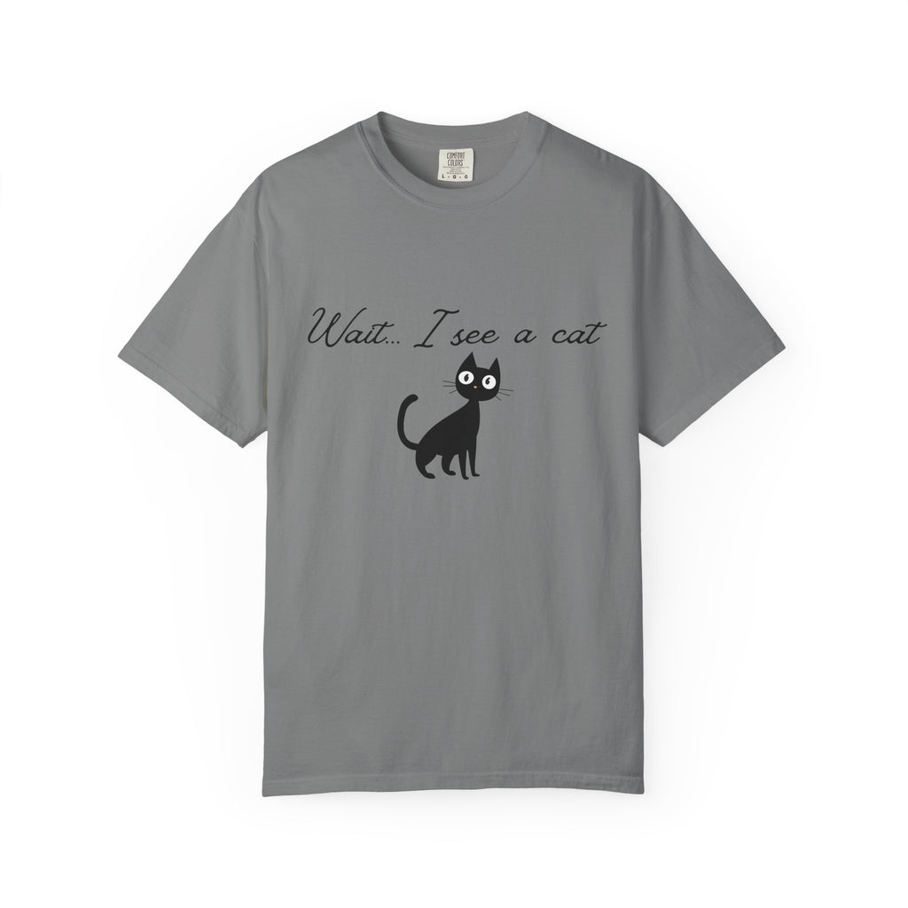 Wait ... I See a Cat — Comic-Style Cat T-Shirt