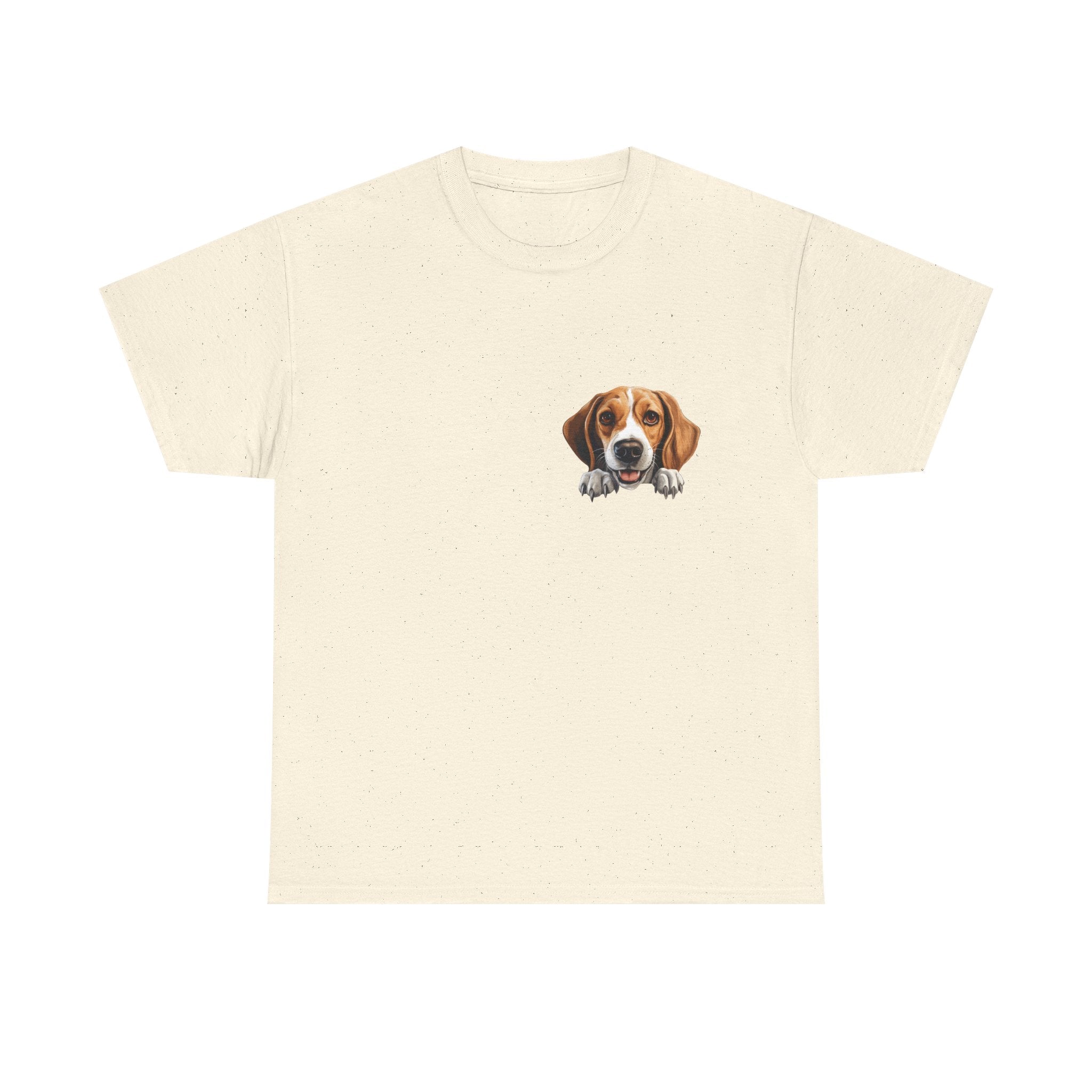Beagle Peekaboo T‑Shirt — Cute Dog Lover Tee Ideal Gift for Dog Dad or Dog Mom
