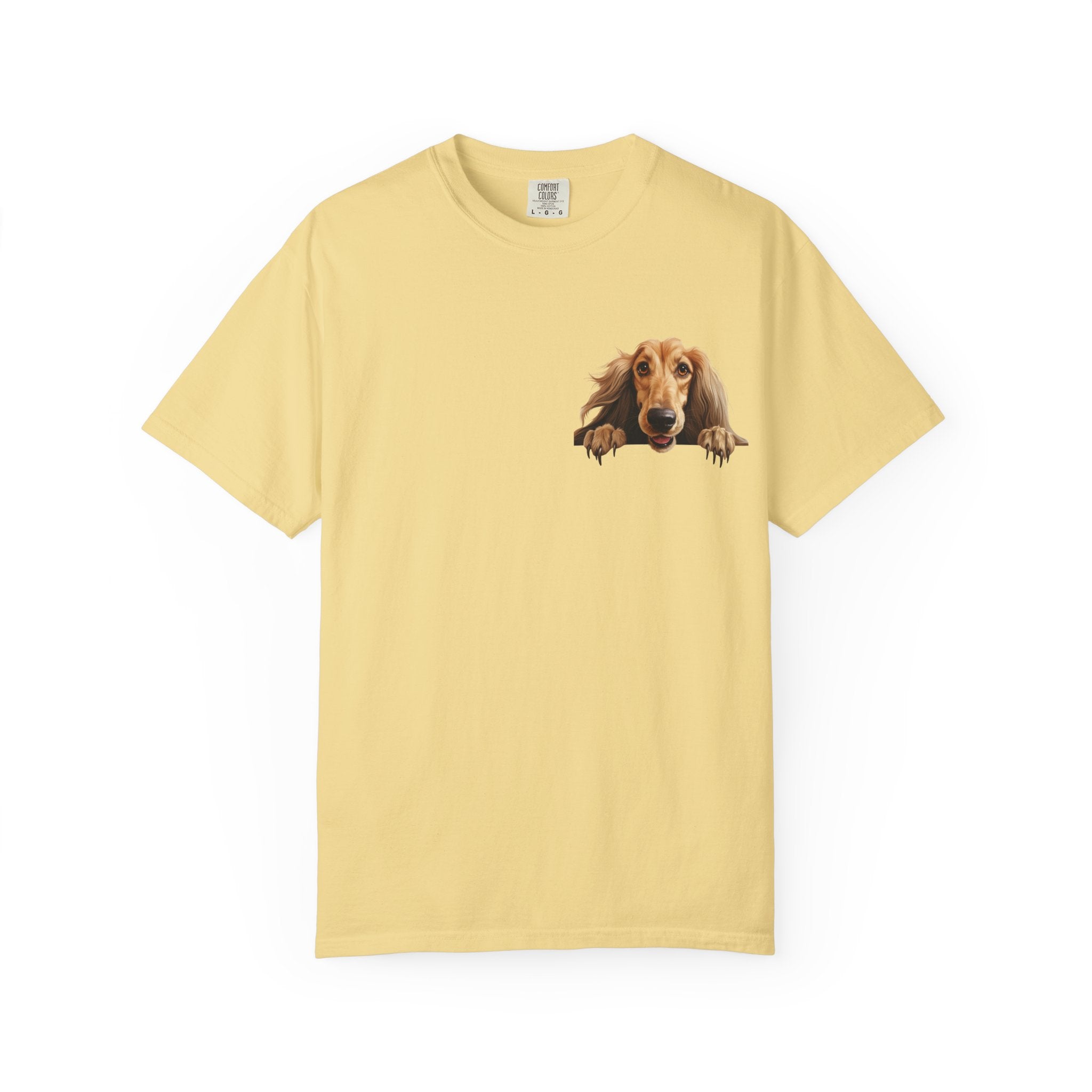 Dachshund Peeking Dog T-Shirt — Cute Long Dog Face Tee