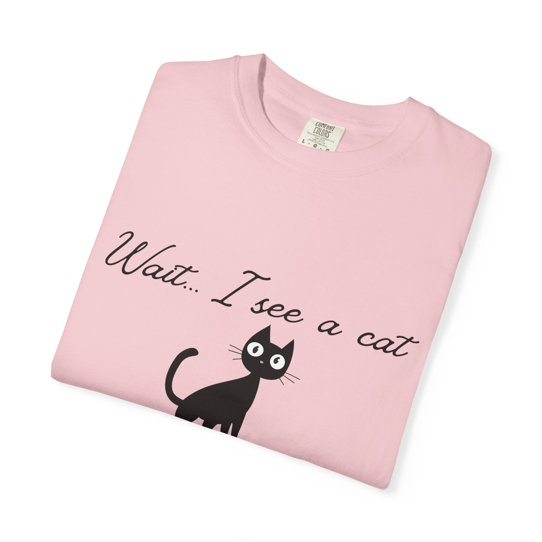 Wait ... I See a Cat — Comic-Style Cat T-Shirt