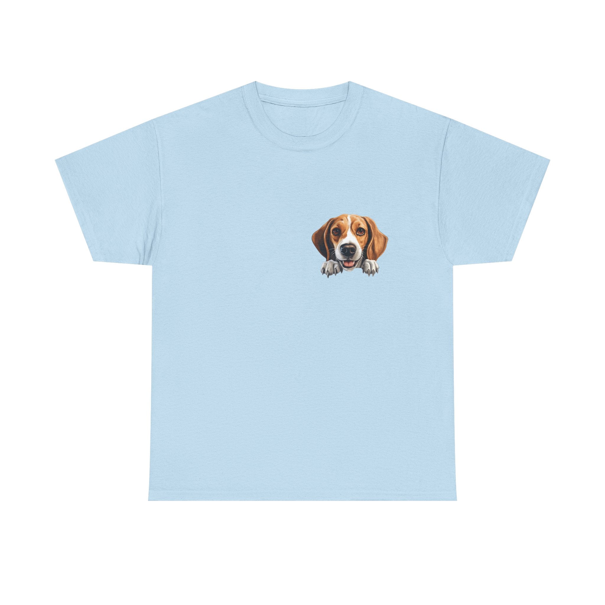Beagle Peekaboo T‑Shirt — Cute Dog Lover Tee Ideal Gift for Dog Dad or Dog Mom
