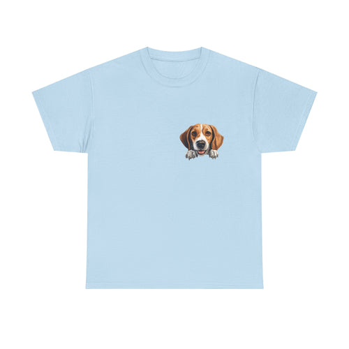 Beagle Peekaboo T‑Shirt — Cute Dog Lover Tee Ideal Gift for Dog Dad or Dog Mom