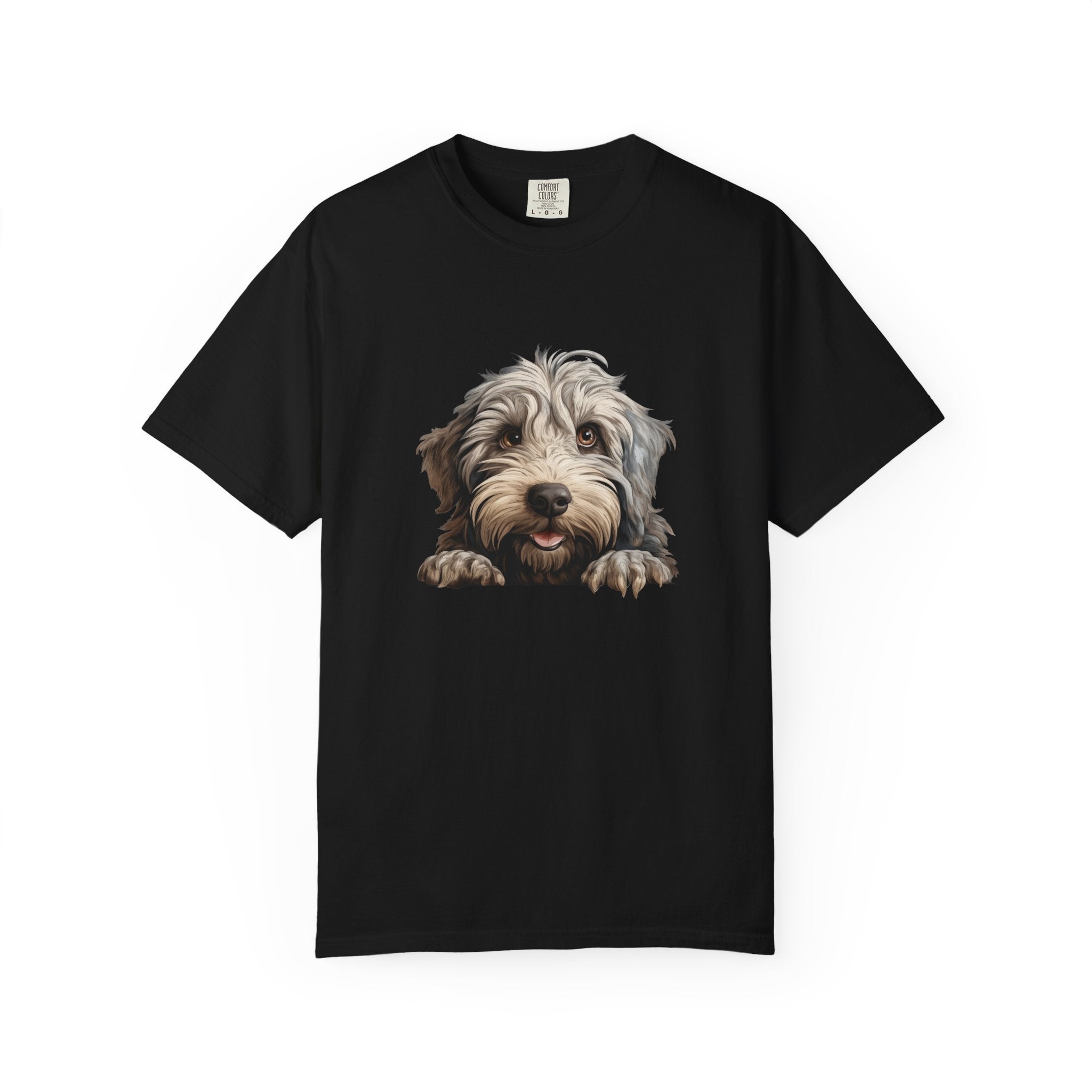 Cute Puppy Face T-Shirt — Bergamasco Dog Lover Tee