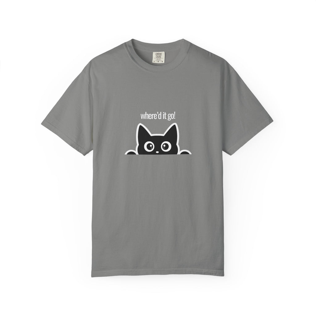 Where'd It Go? Peeking Cat T-Shirt