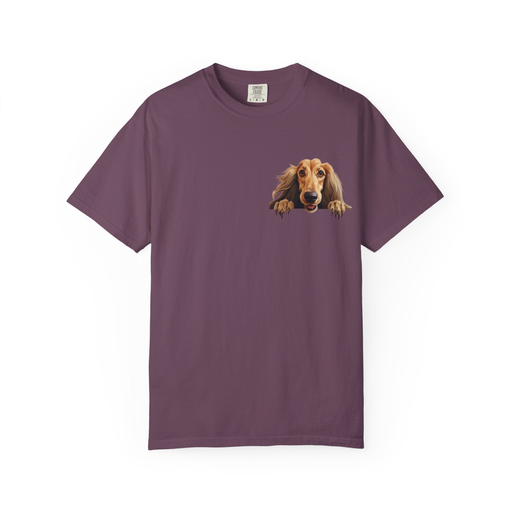 Dachshund Peeking Dog T-Shirt — Cute Long Dog Face Tee