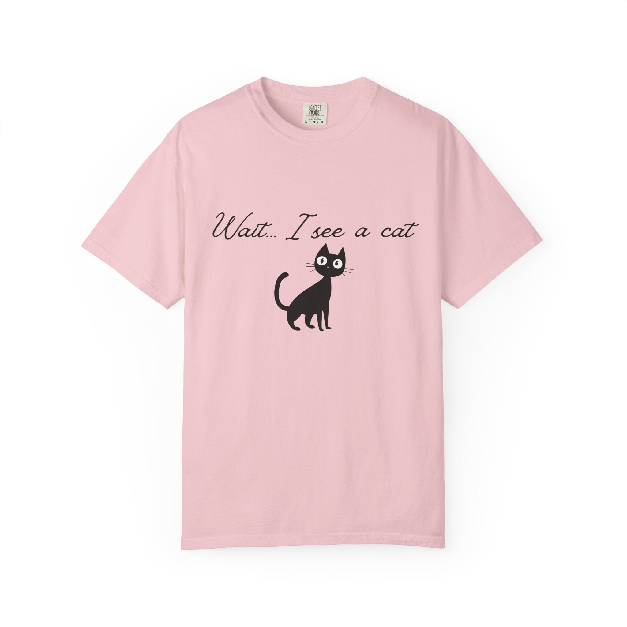Wait ... I See a Cat — Comic-Style Cat T-Shirt