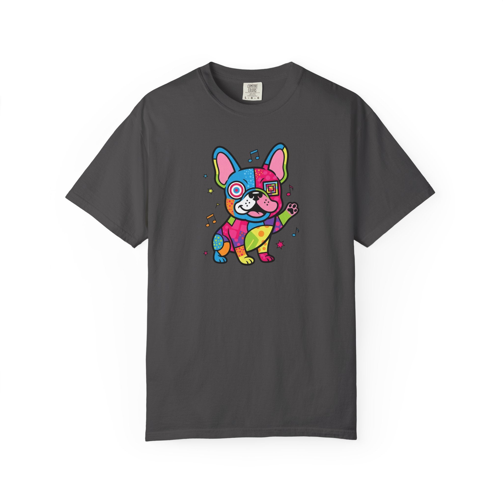 French Bulldog Pop Art T-Shirt — Colorful Cute Dog Graphic Tee