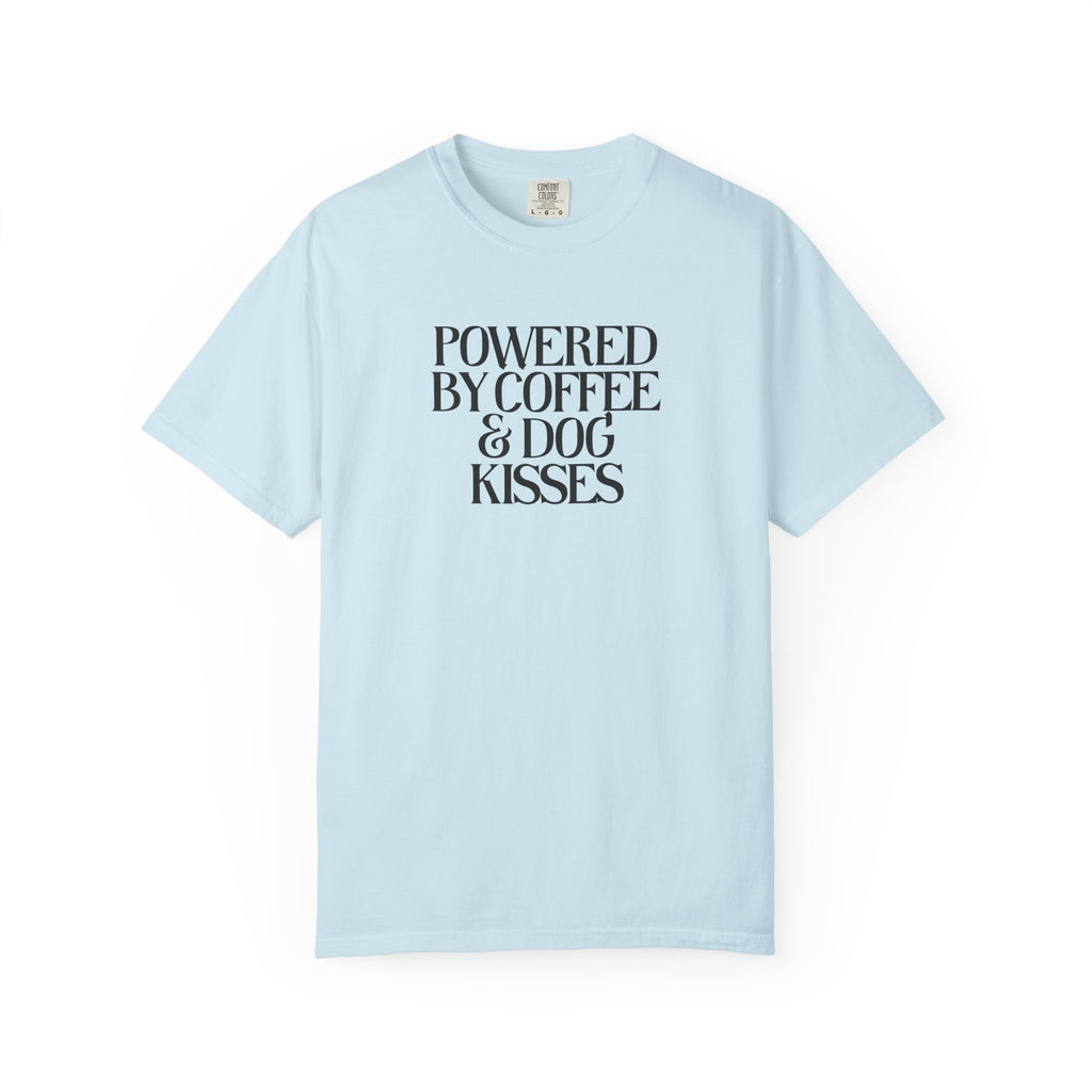 Powered by Coffee & Dog Kisses Graphic Tee