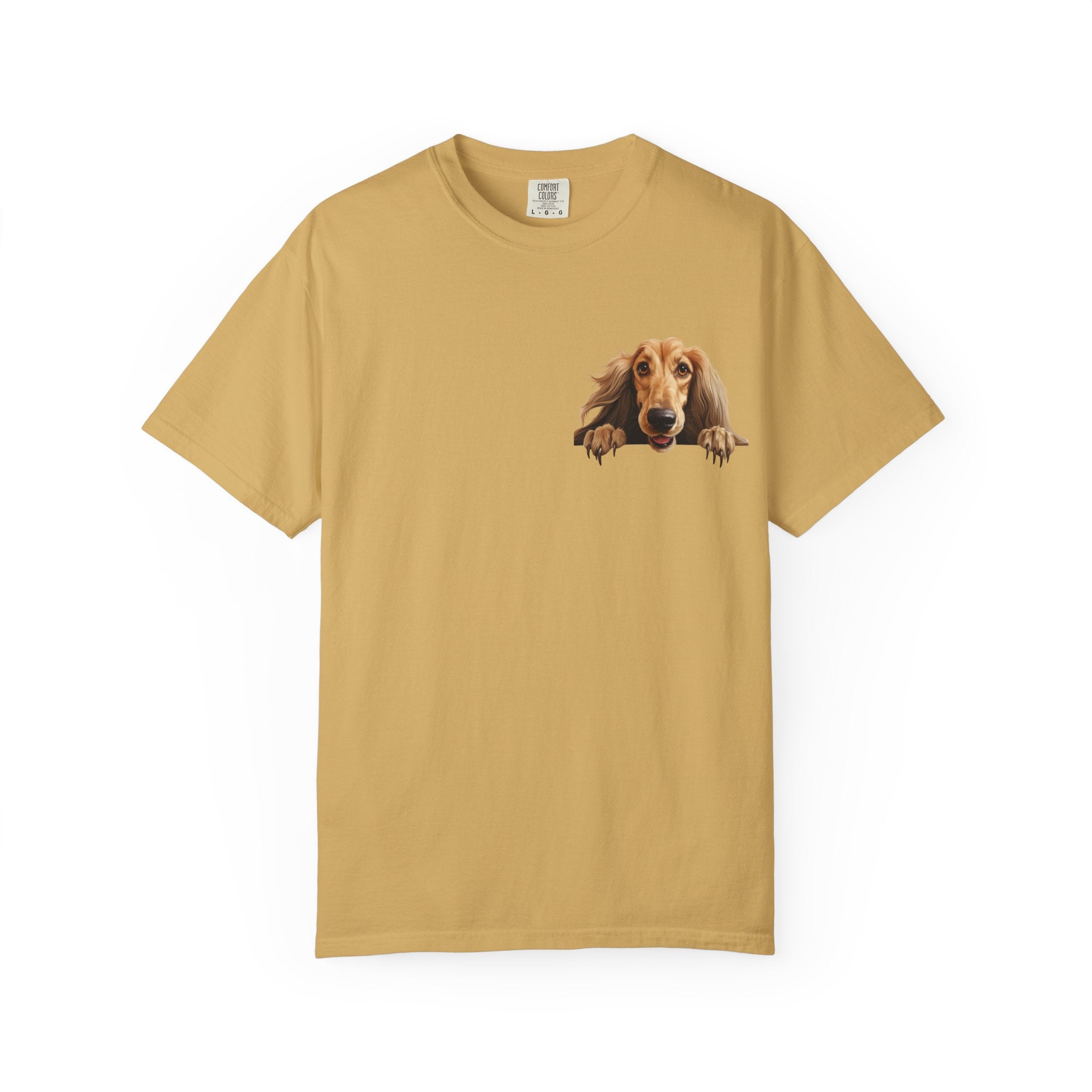 Dachshund Peeking Dog T-Shirt — Cute Long Dog Face Tee