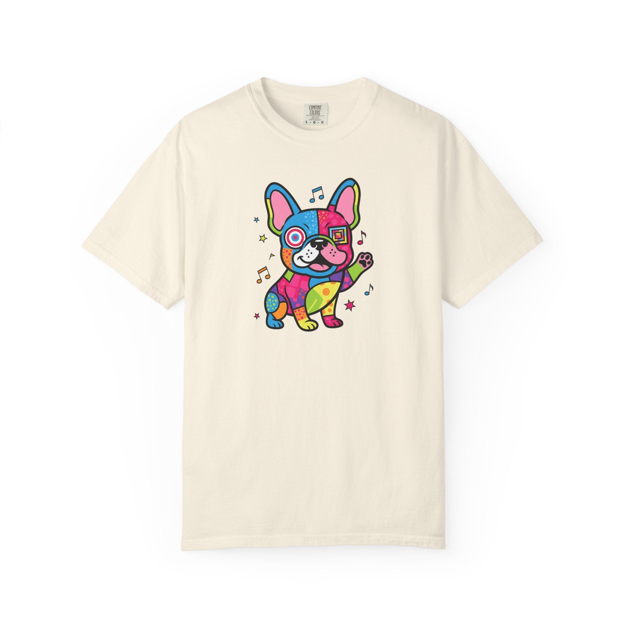 French Bulldog Pop Art T-Shirt — Colorful Cute Dog Graphic Tee