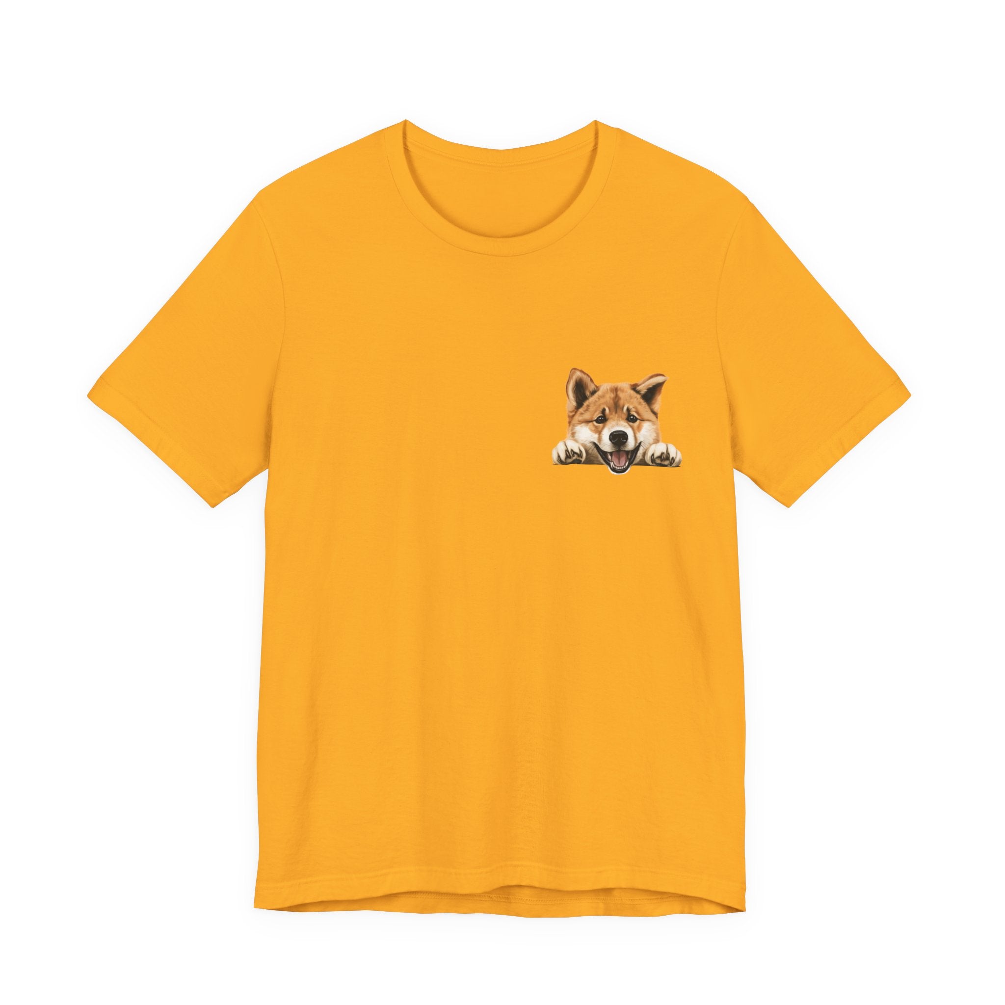 Shiba Inu Peek Pocket Tee – Cute Dog Graphic T-Shirt