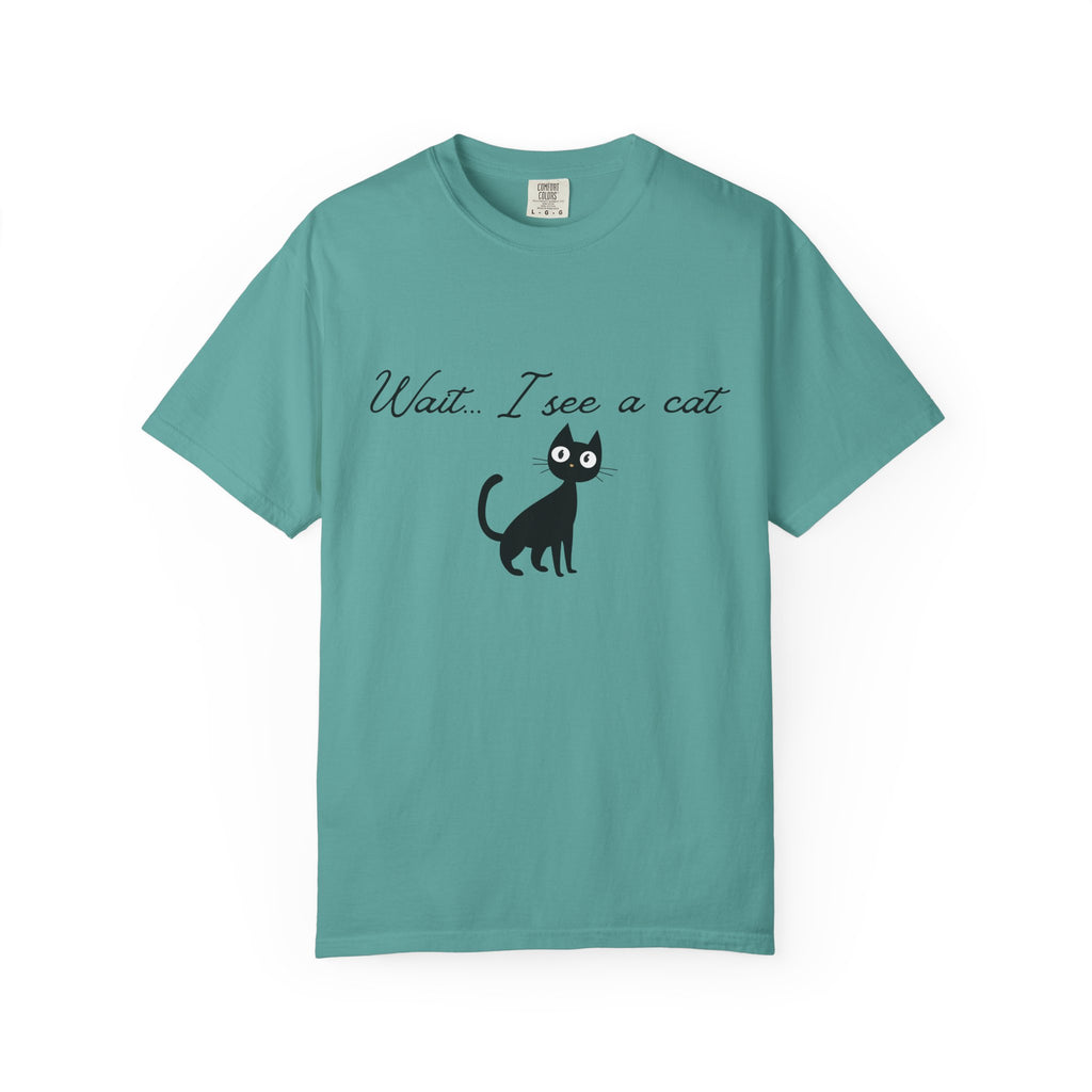 Wait ... I See a Cat — Comic-Style Cat T-Shirt