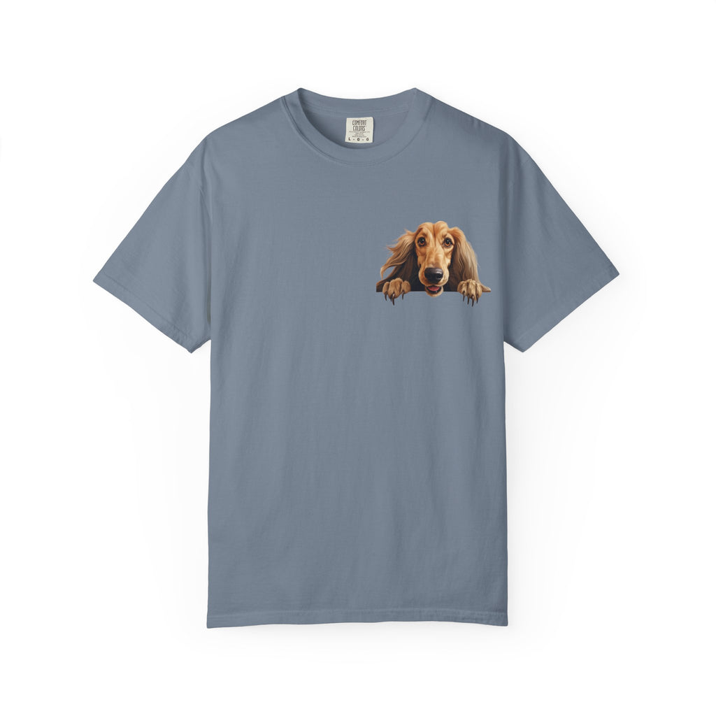 Dachshund Peeking Dog T-Shirt — Cute Long Dog Face Tee