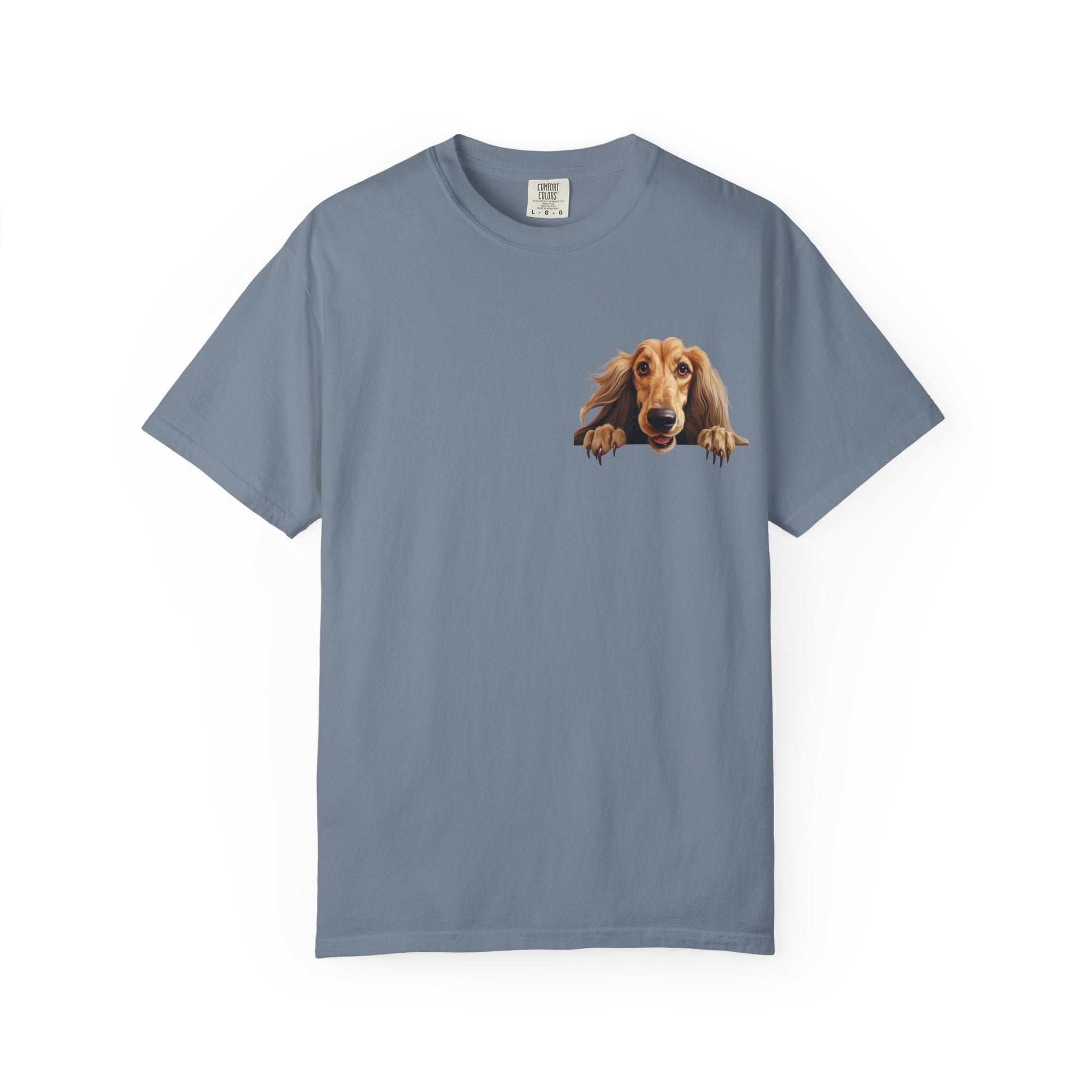 Dachshund Peeking Dog T-Shirt — Cute Long Dog Face Tee
