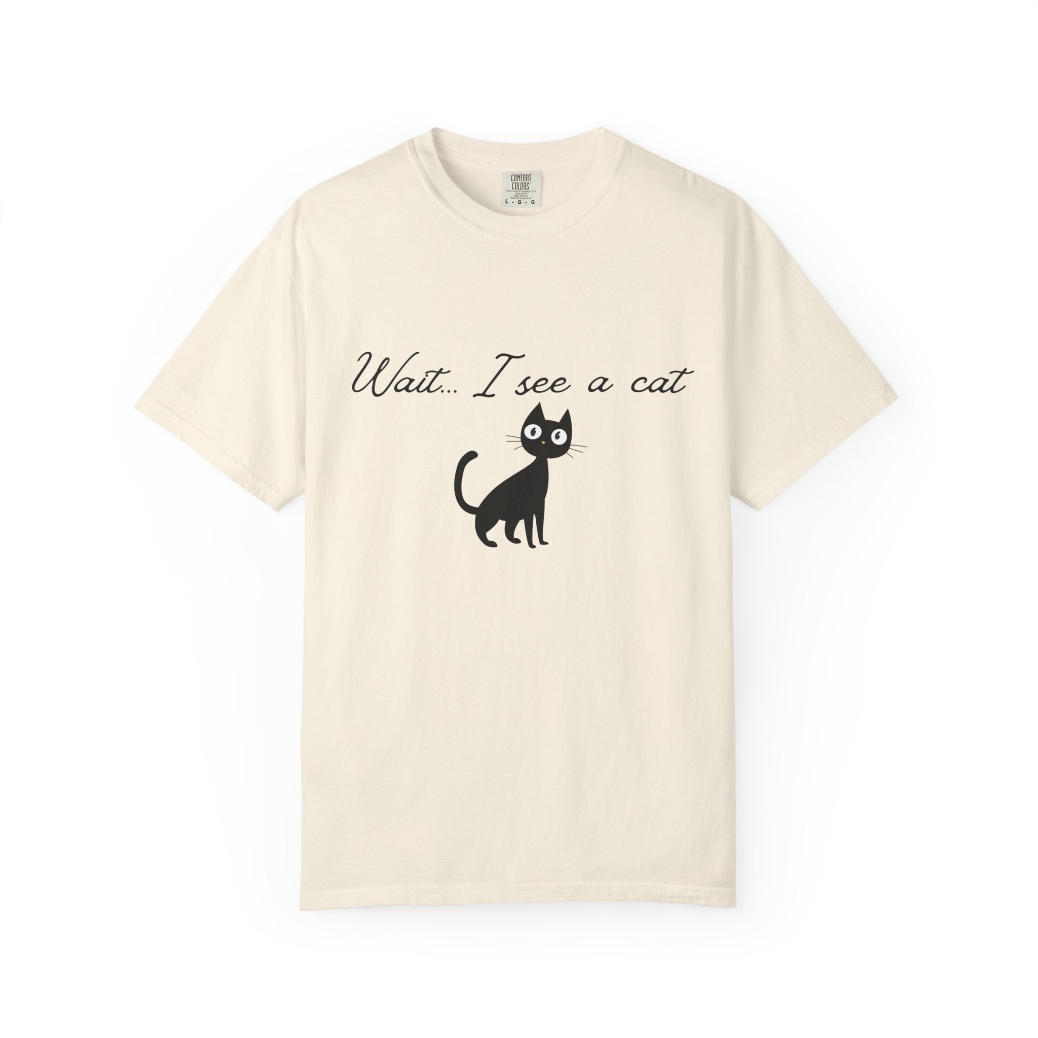 Wait ... I See a Cat — Comic-Style Cat T-Shirt