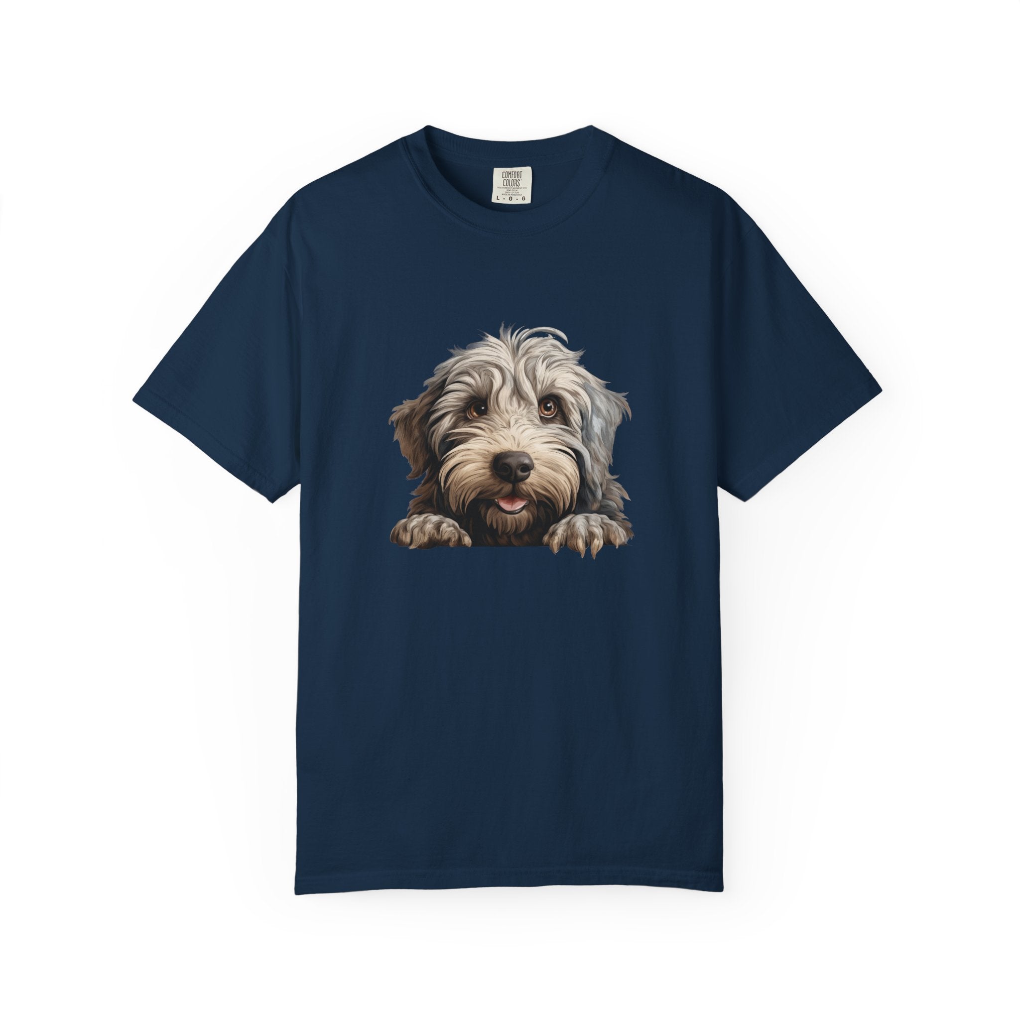Cute Puppy Face T-Shirt — Bergamasco Dog Lover Tee