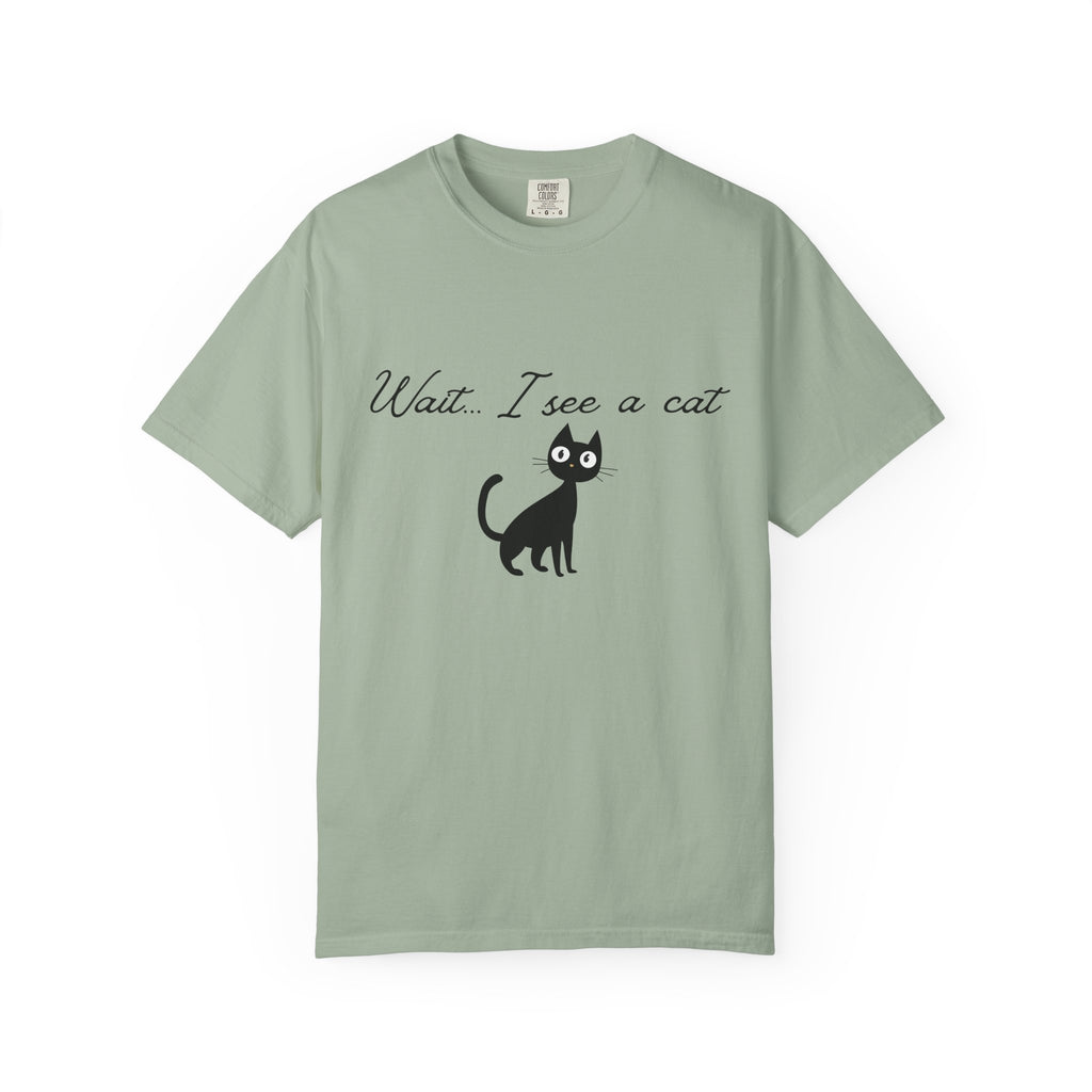 Wait ... I See a Cat — Comic-Style Cat T-Shirt