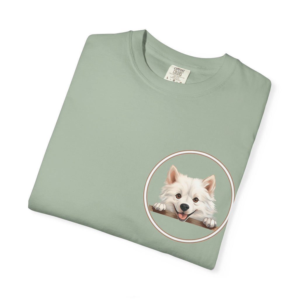 Puppy Portrait T-Shirt — Cute White Dog Graphic Tee Unisex Pet Portrait Tee: The Perfect Gift for Dog Moms & Dads