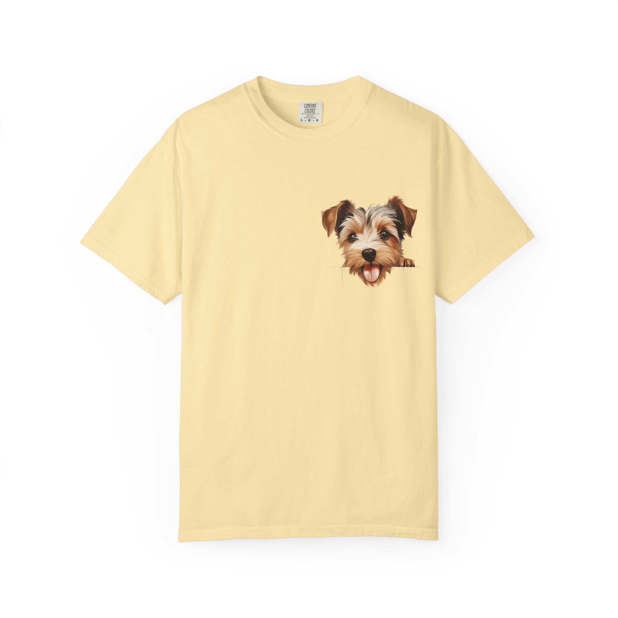 Terrier Sweet Face T-Shirt – Cute Small Dog Graphic Tee, Pet Lover Gift