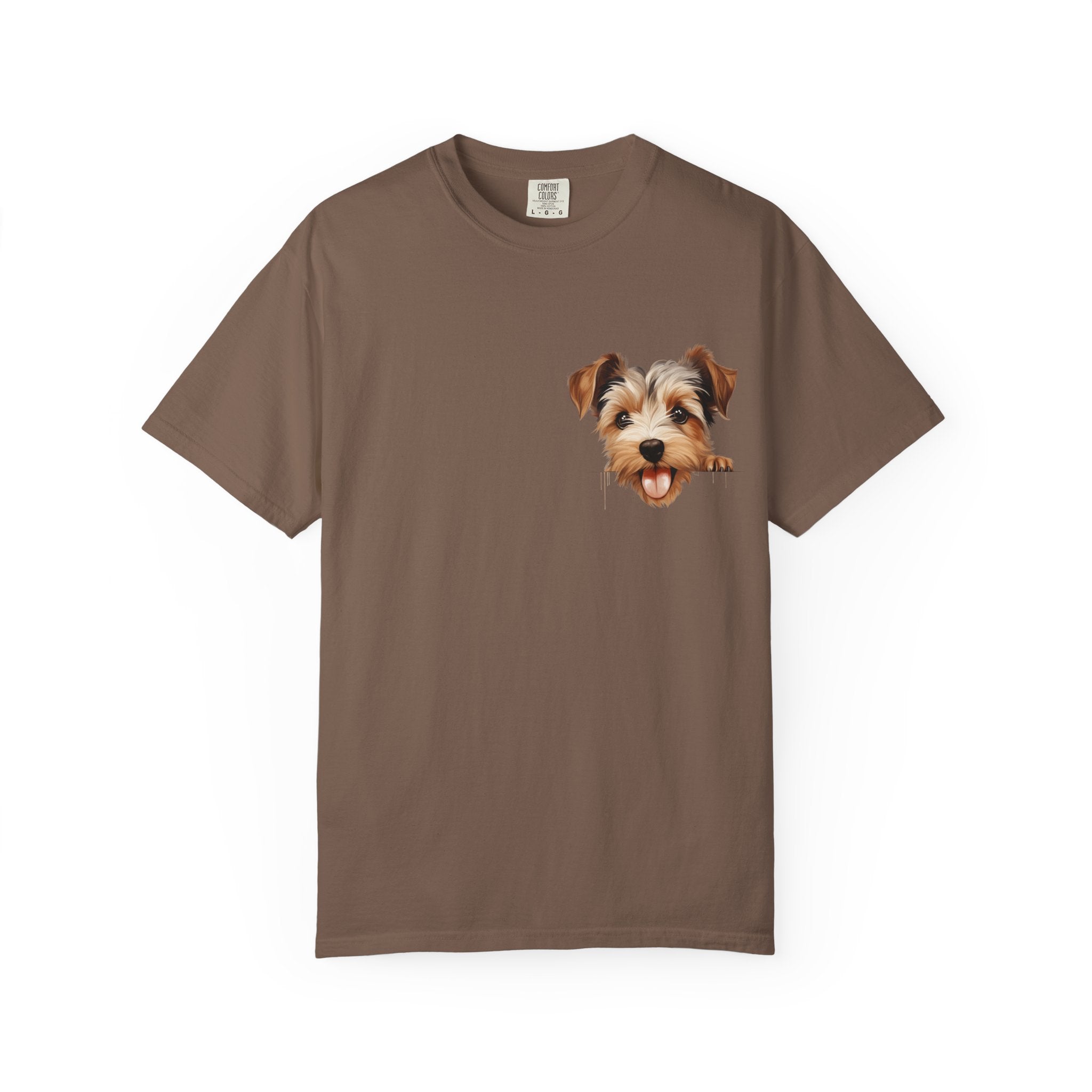 Terrier Sweet Face T-Shirt – Cute Small Dog Graphic Tee, Pet Lover Gift
