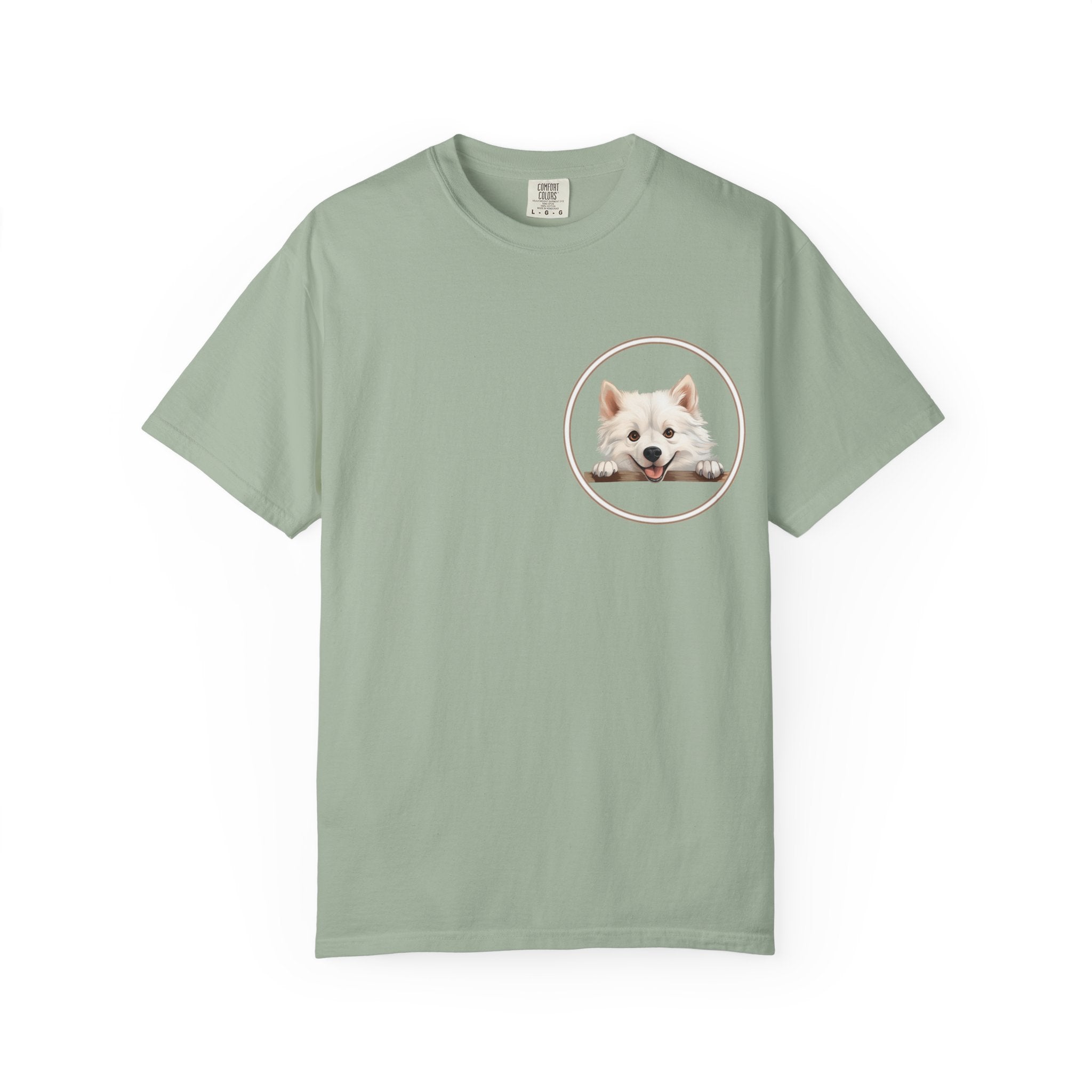 Puppy Portrait T-Shirt — Cute White Dog Graphic Tee Unisex Pet Portrait Tee: The Perfect Gift for Dog Moms & Dads