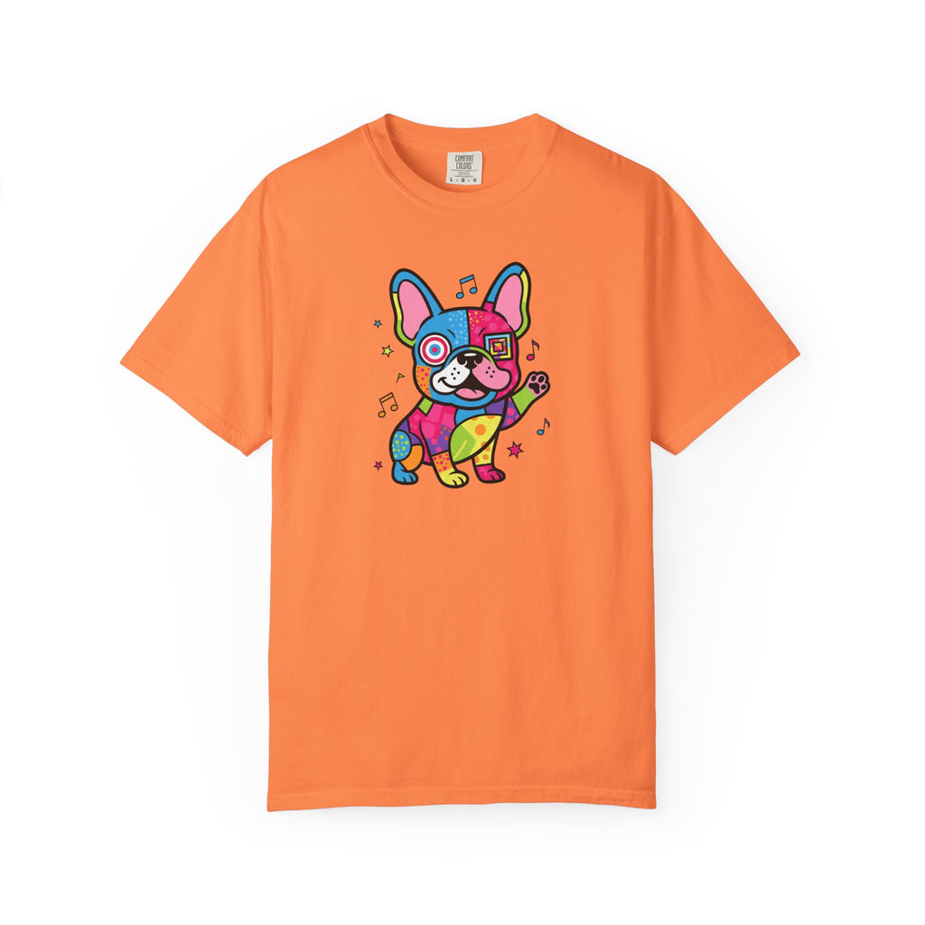 French Bulldog Pop Art T-Shirt — Colorful Cute Dog Graphic Tee