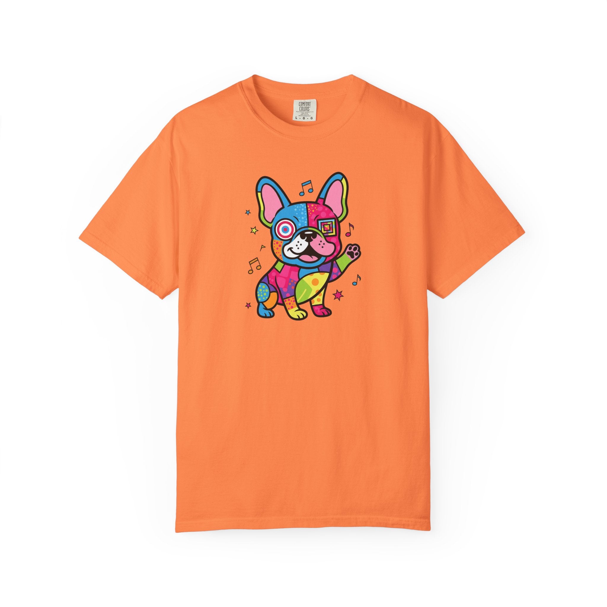 French Bulldog Pop Art T-Shirt — Colorful Cute Dog Graphic Tee