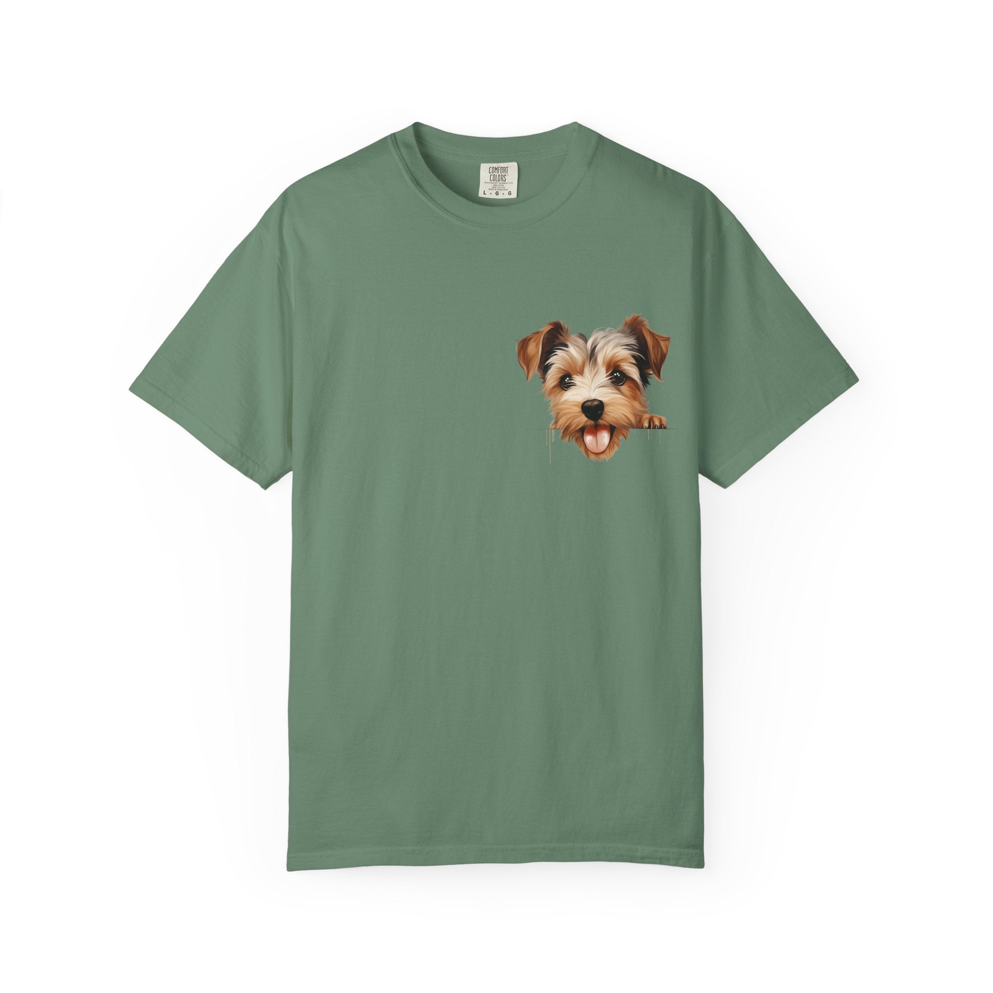 Terrier Sweet Face T-Shirt – Cute Small Dog Graphic Tee, Pet Lover Gift