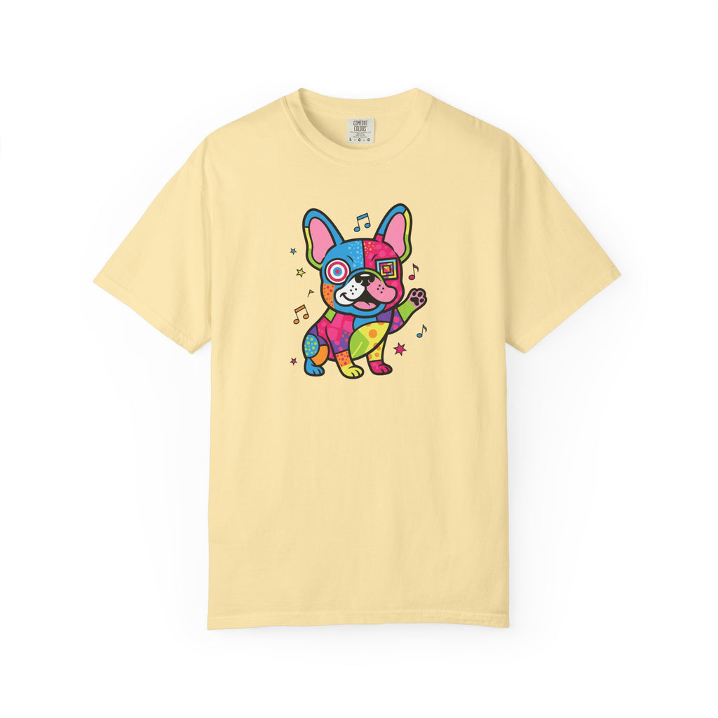 French Bulldog Pop Art T-Shirt — Colorful Cute Dog Graphic Tee