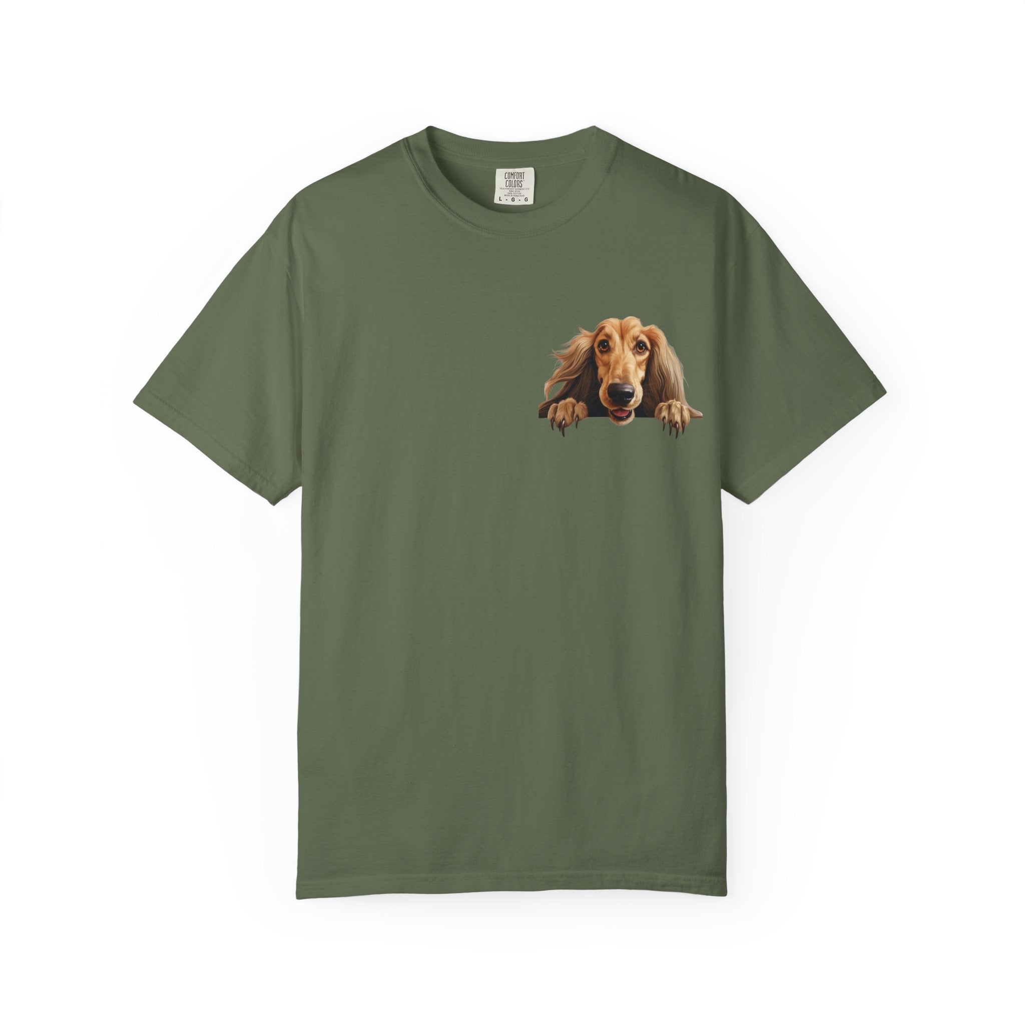 Dachshund Peeking Dog T-Shirt — Cute Long Dog Face Tee