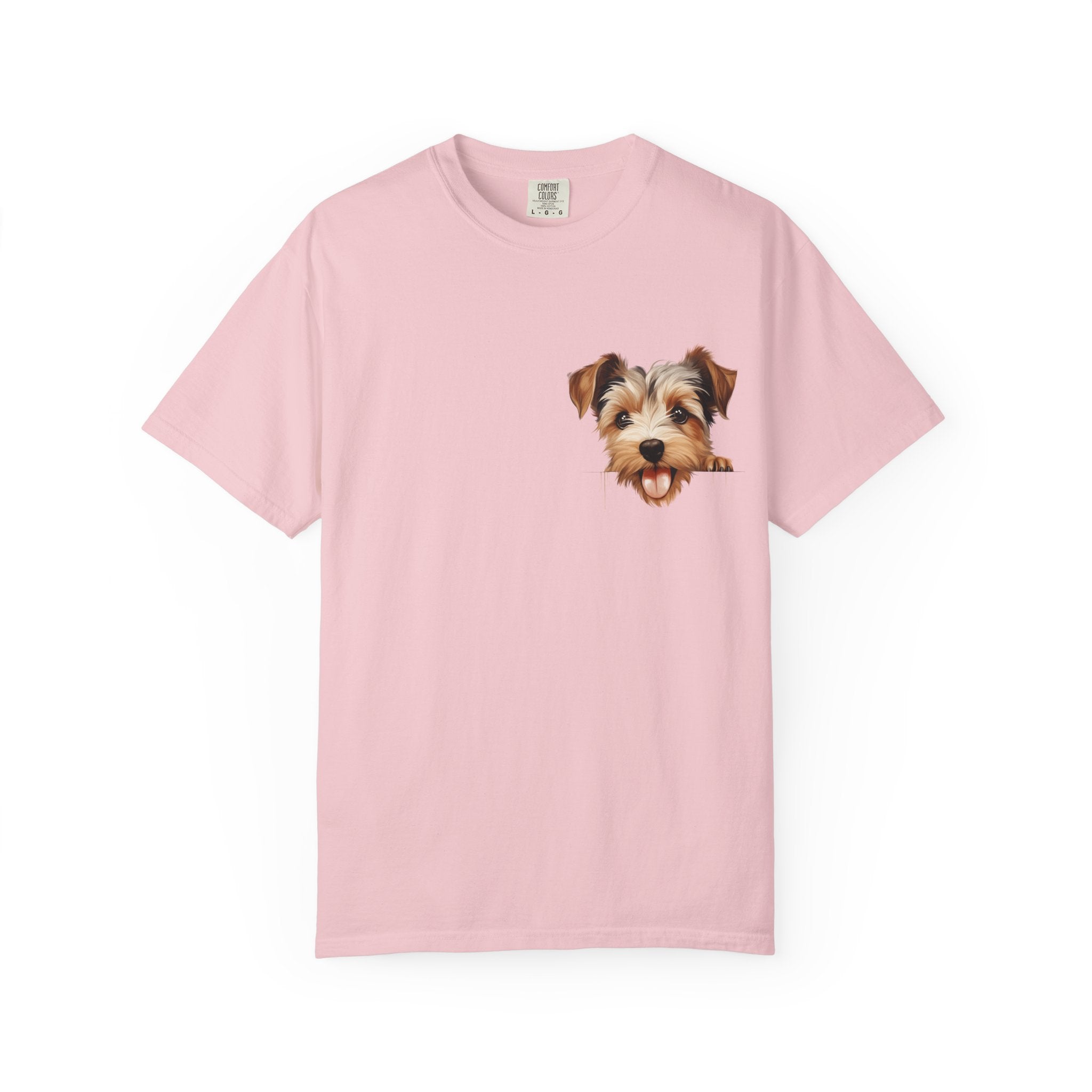 Terrier Sweet Face T-Shirt – Cute Small Dog Graphic Tee, Pet Lover Gift