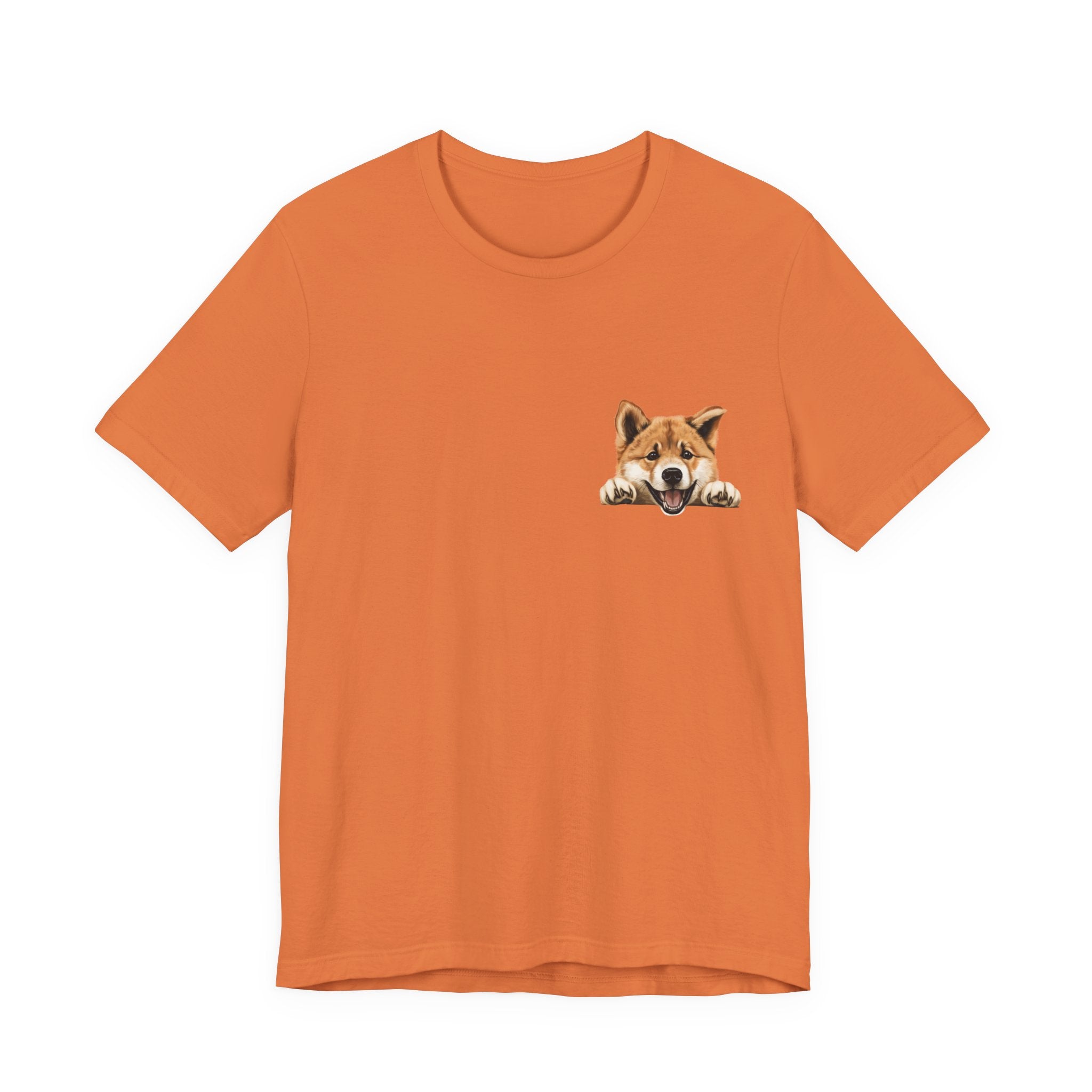 Shiba Inu Peek Pocket Tee – Cute Dog Graphic T-Shirt