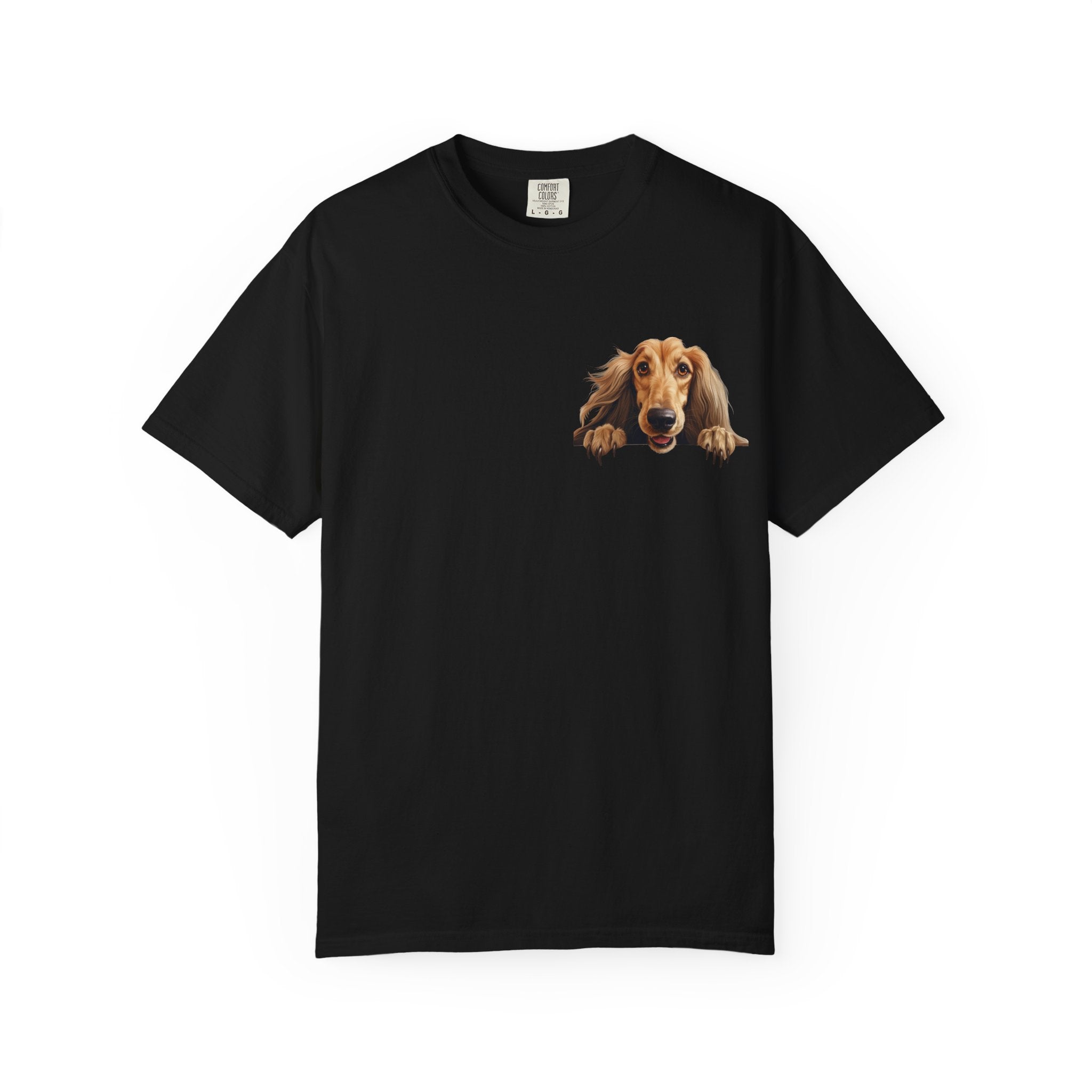 Dachshund Peeking Dog T-Shirt — Cute Long Dog Face Tee