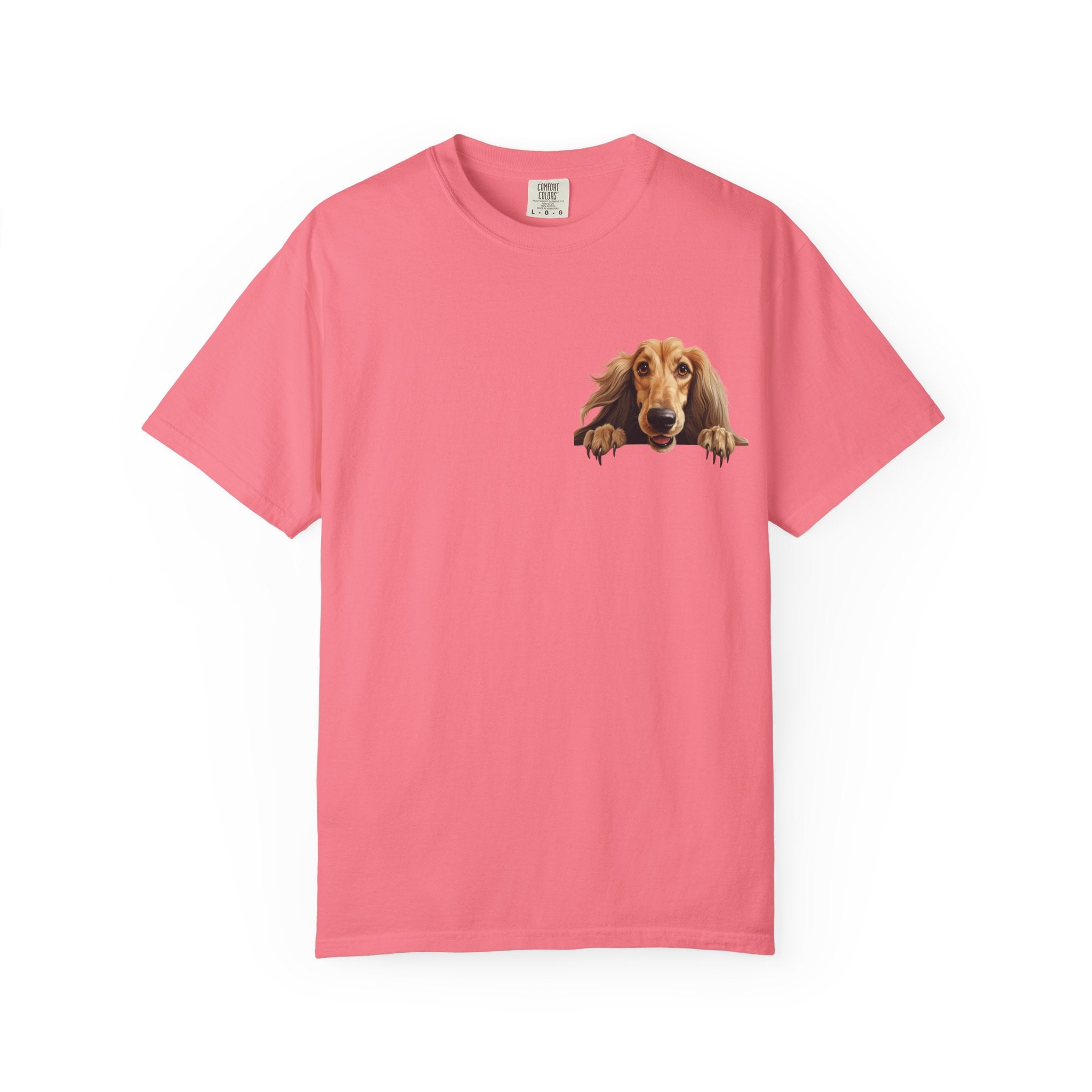 Dachshund Peeking Dog T-Shirt — Cute Long Dog Face Tee