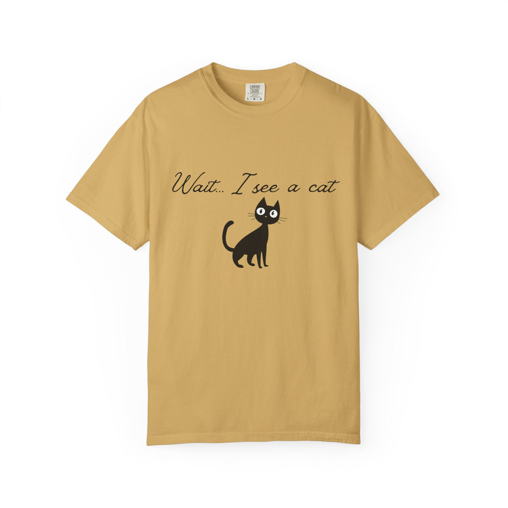 Wait ... I See a Cat — Comic-Style Cat T-Shirt