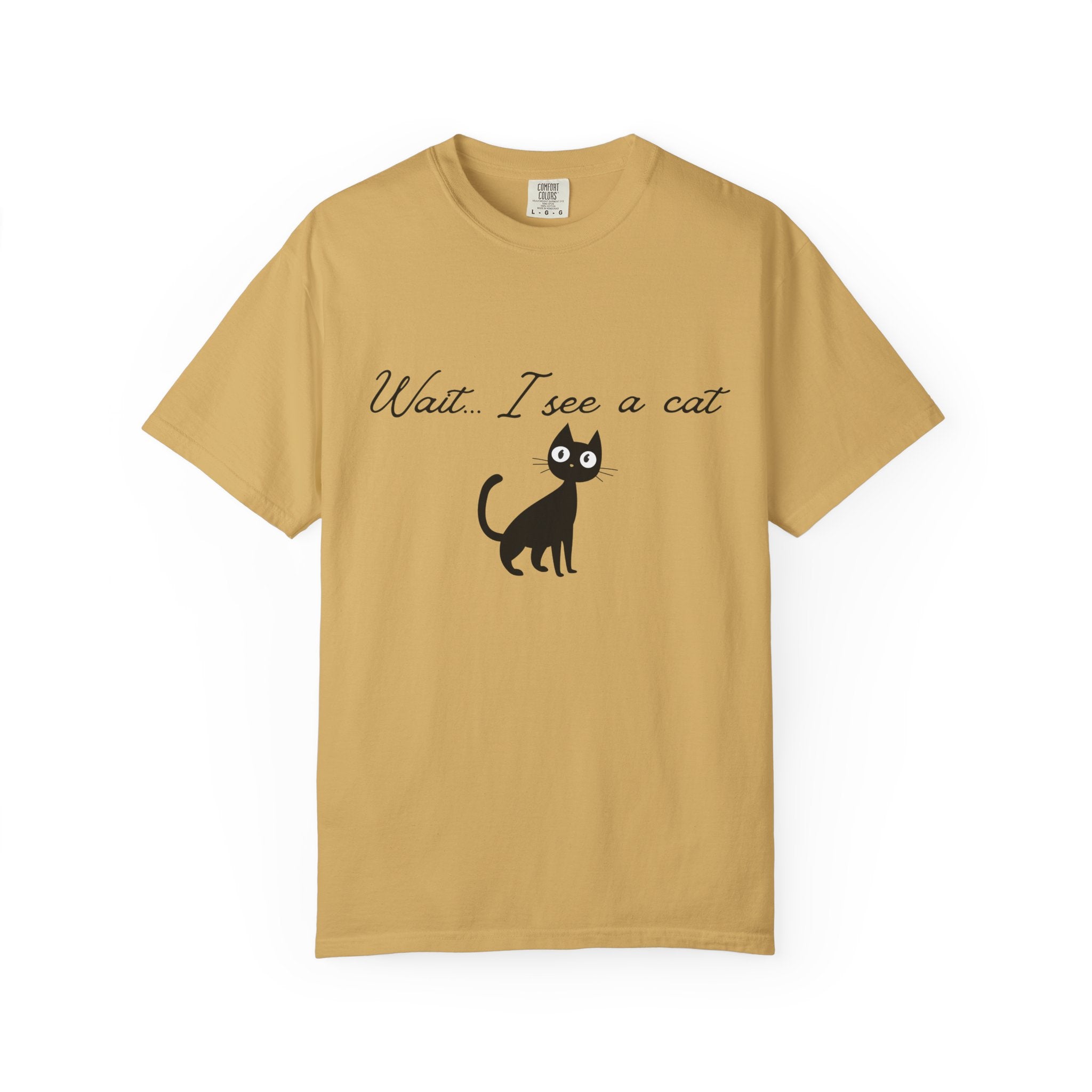 Wait ... I See a Cat — Comic-Style Cat T-Shirt