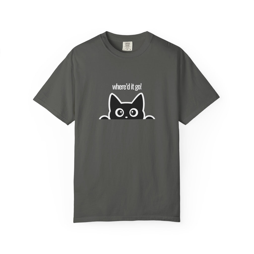 Where'd It Go? Peeking Cat T-Shirt
