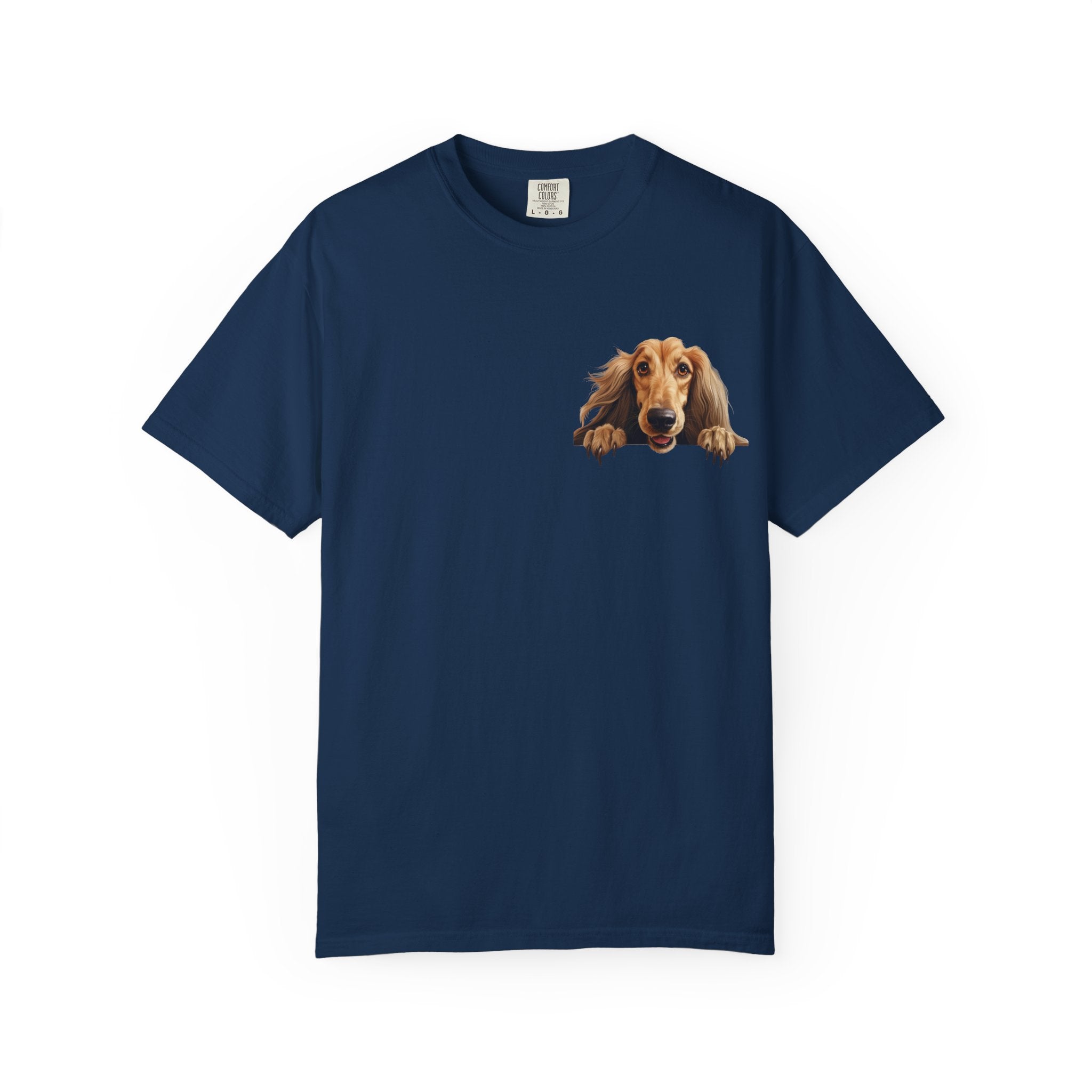 Dachshund Peeking Dog T-Shirt — Cute Long Dog Face Tee