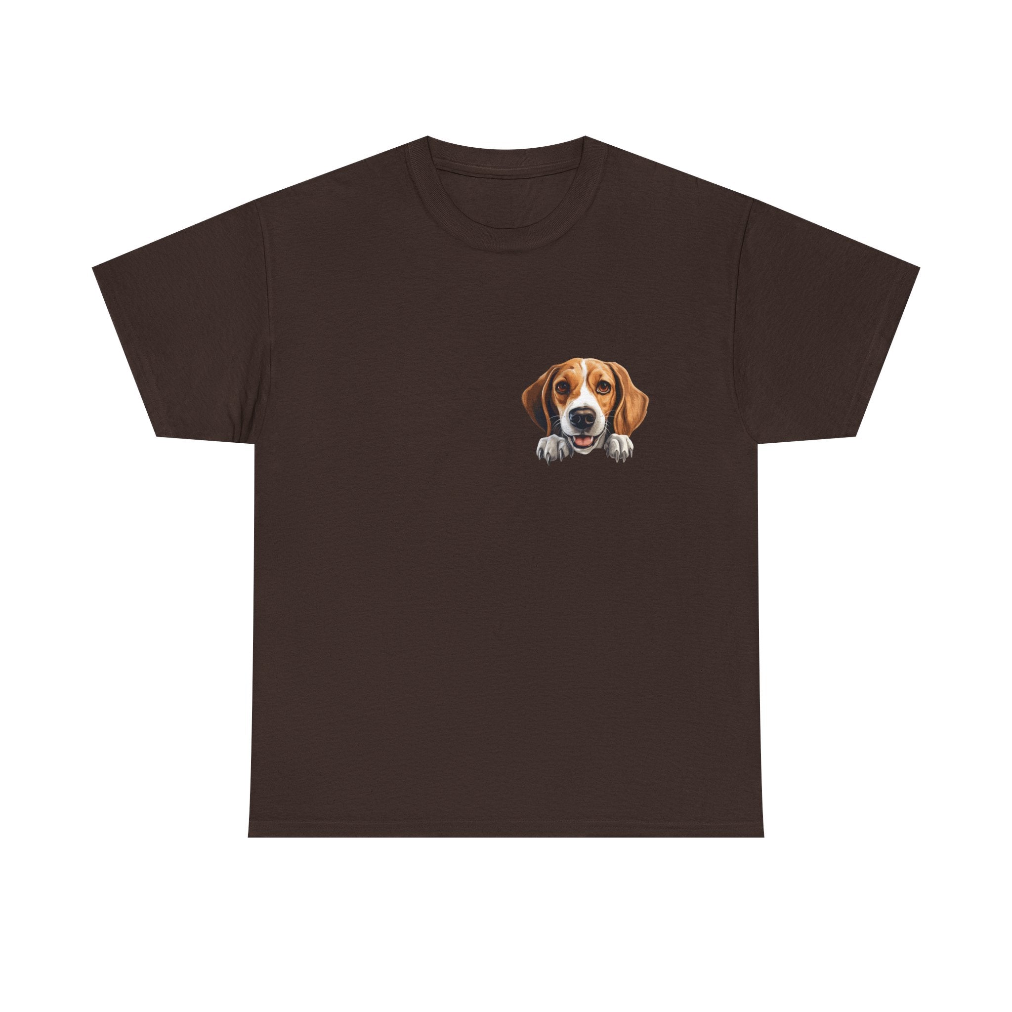 Beagle Peekaboo T‑Shirt — Cute Dog Lover Tee Ideal Gift for Dog Dad or Dog Mom