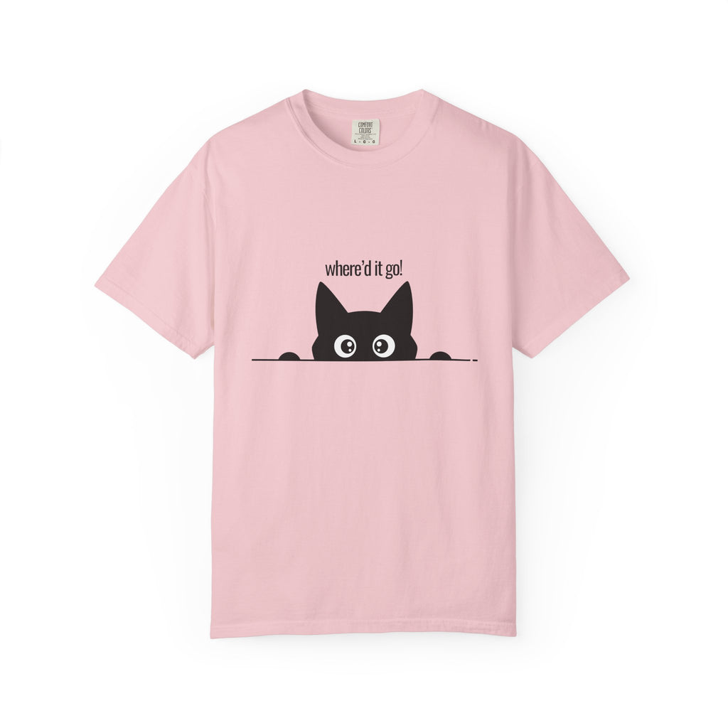 Where'd It Go? Peeking Cat T-Shirt