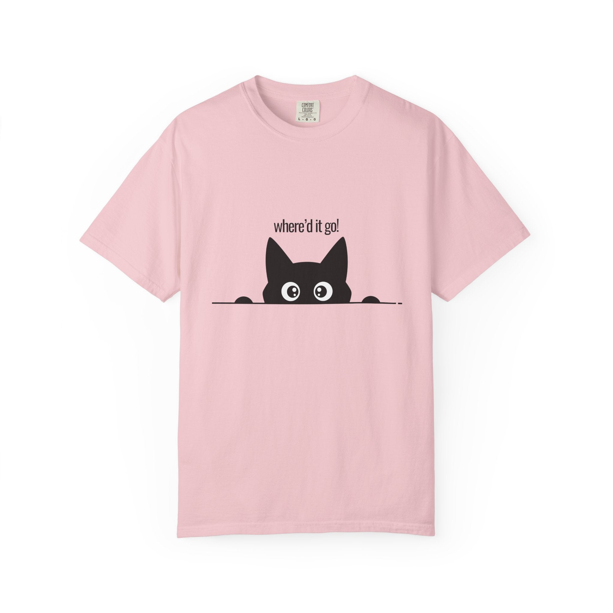 Where'd It Go? Peeking Cat T-Shirt