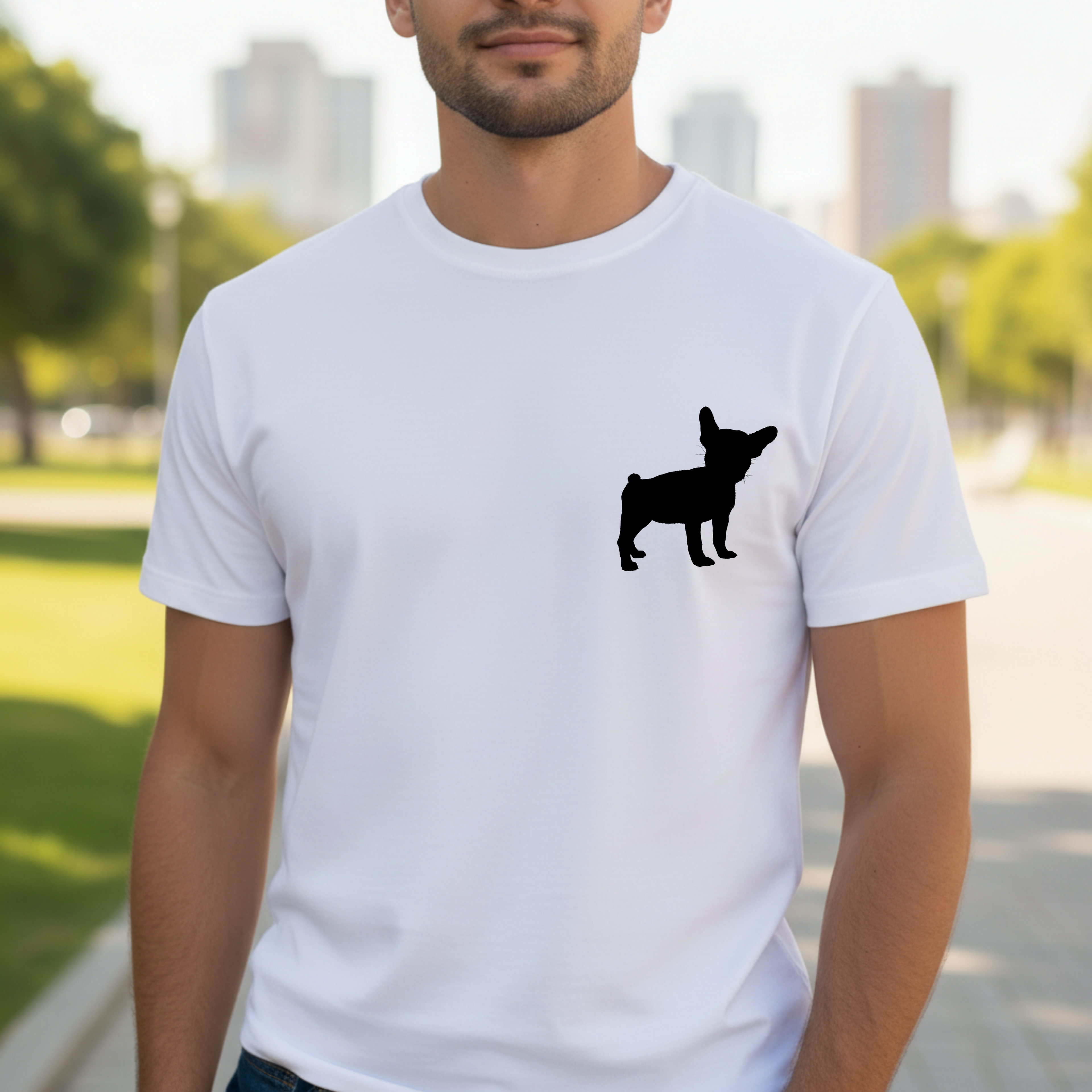 French Bulldog T-Shirt "Frenchie Love: The Ultimate French Bulldog Tee"