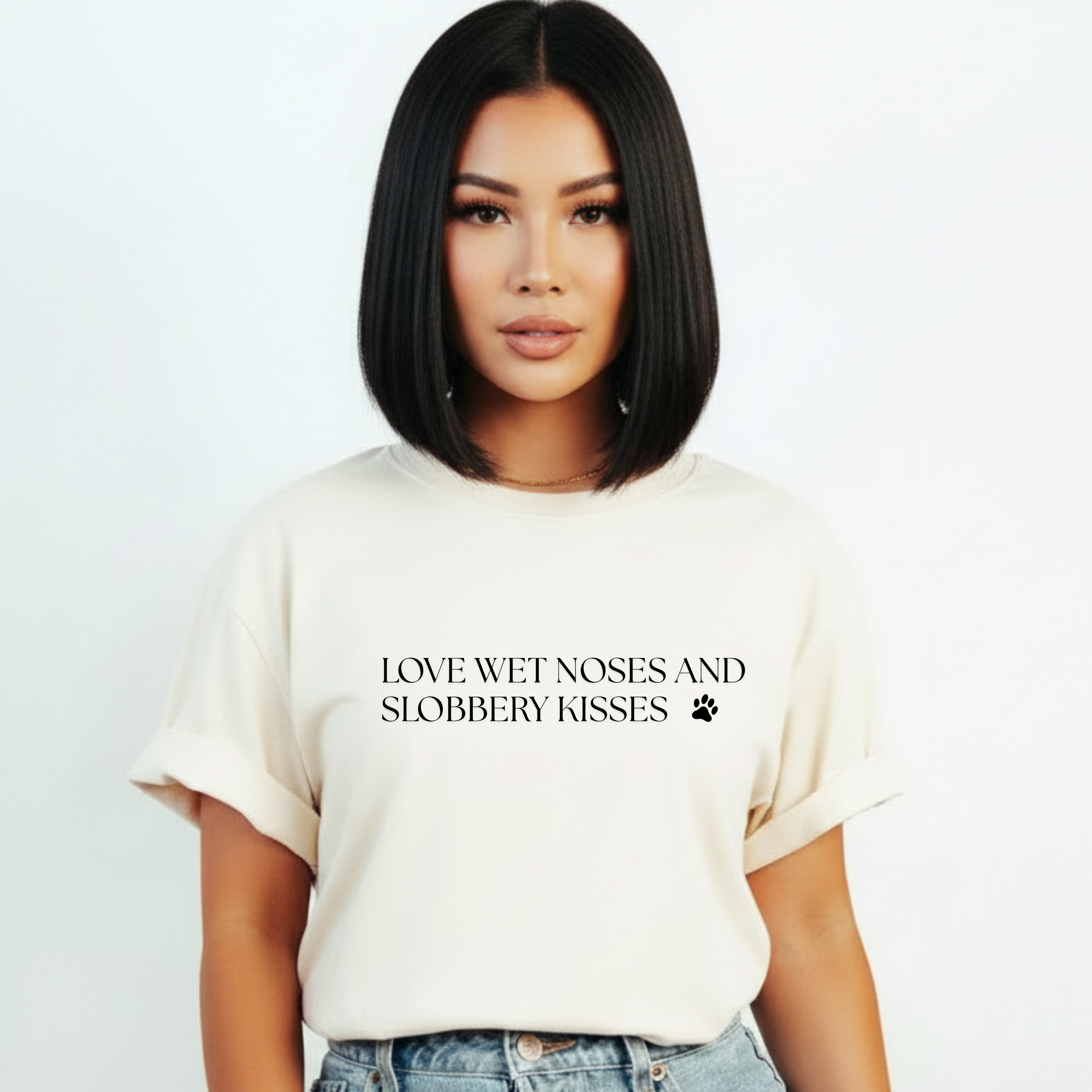 Love Wet Noses and Sloppy Kisses Dog T-Shirt