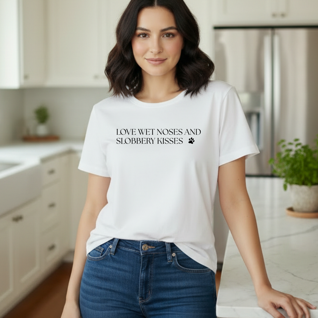 Love Wet Noses and Sloppy Kisses Dog T-Shirt