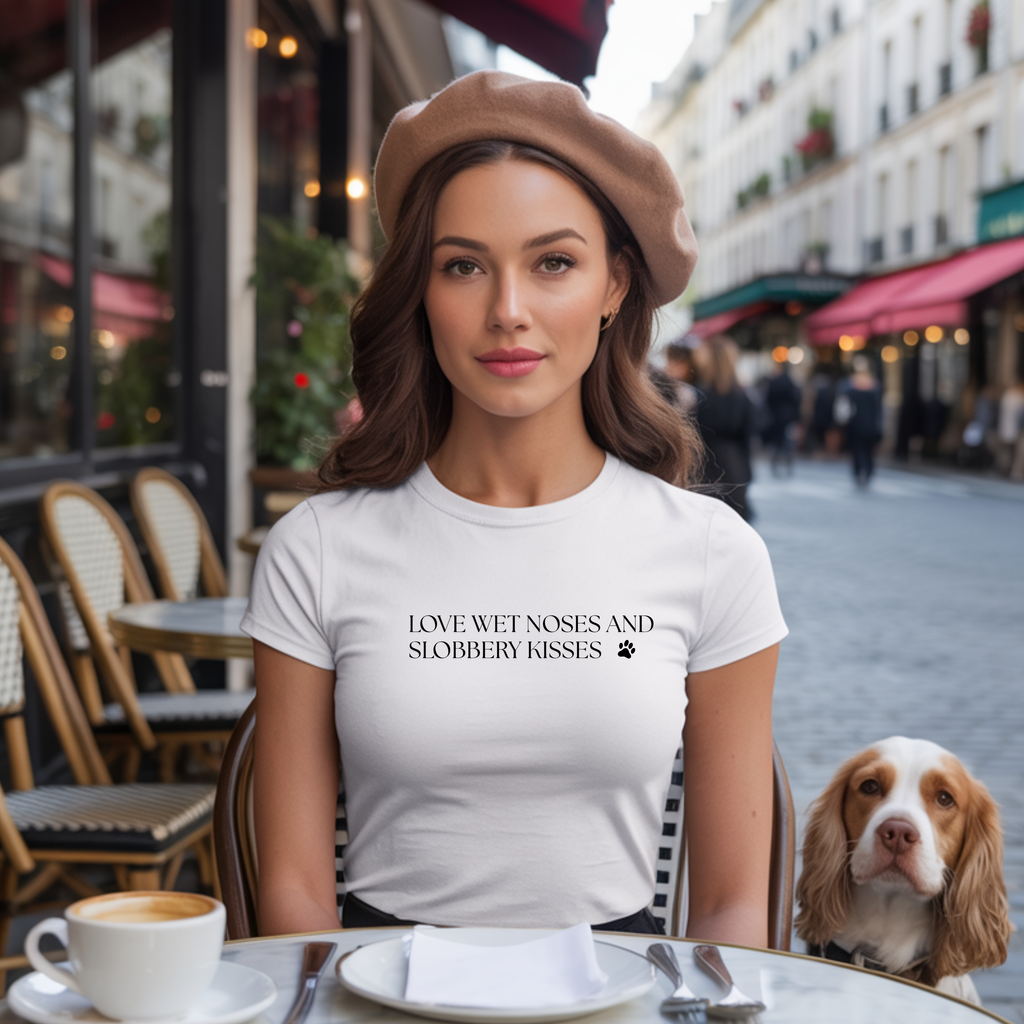 Love Wet Noses and Sloppy Kisses Dog T-Shirt