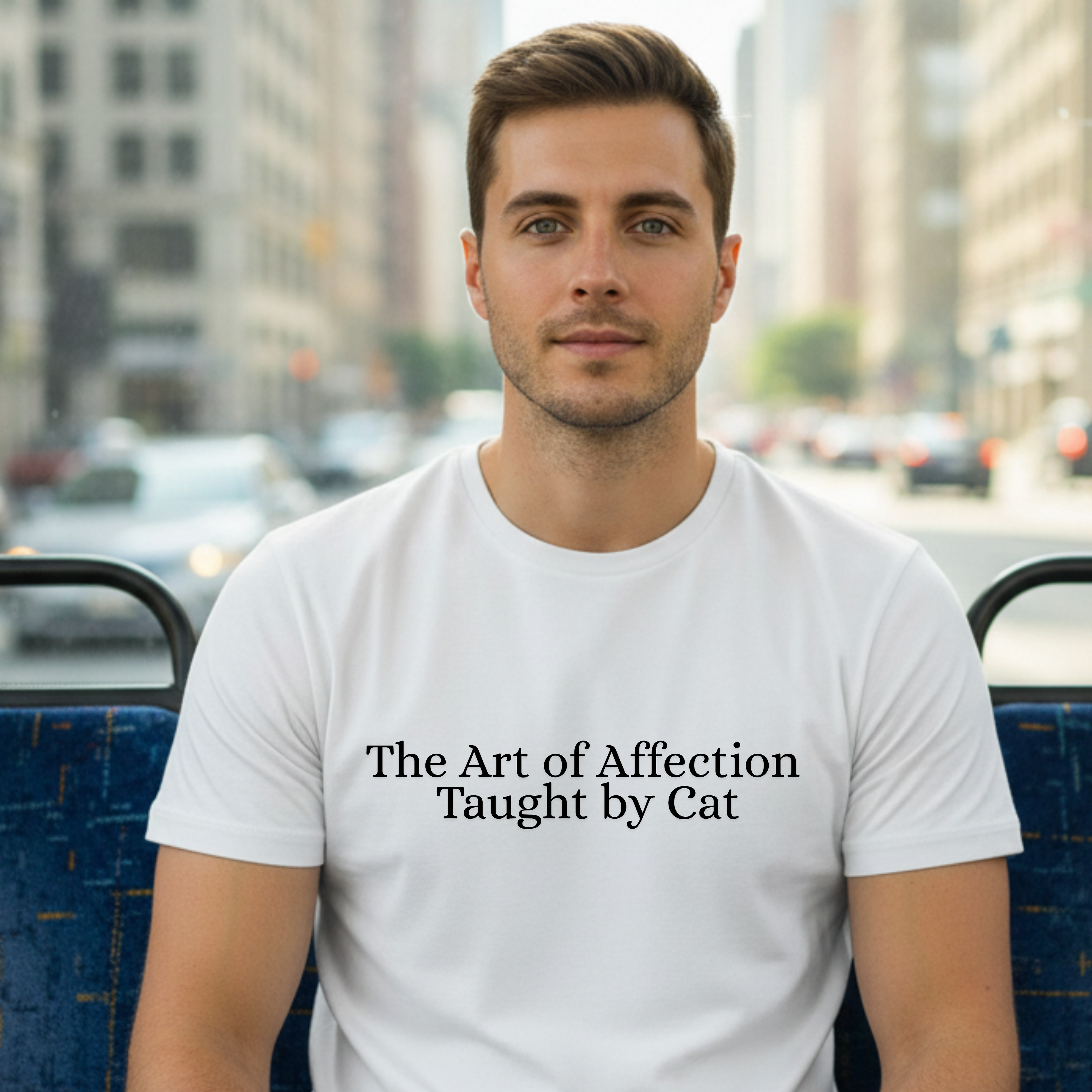 Stylish and Comfortable: A Unique Cat T-Shirt Design for the Casual Pet Lover