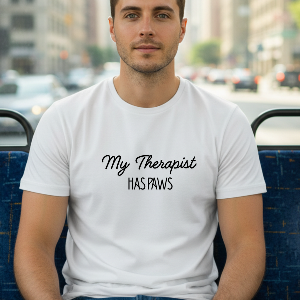 My Therapist Has Paws - Classic White T-Shirt
