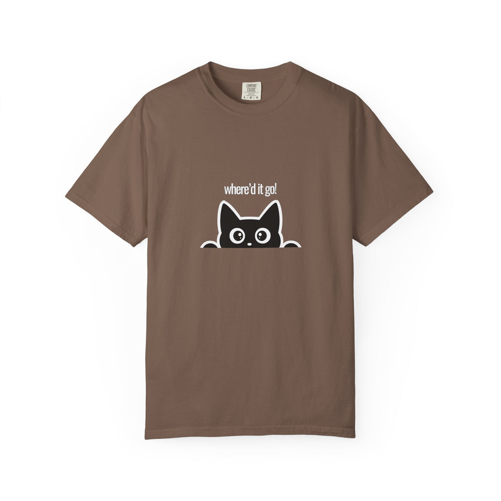 Where'd It Go? Peeking Cat T-Shirt